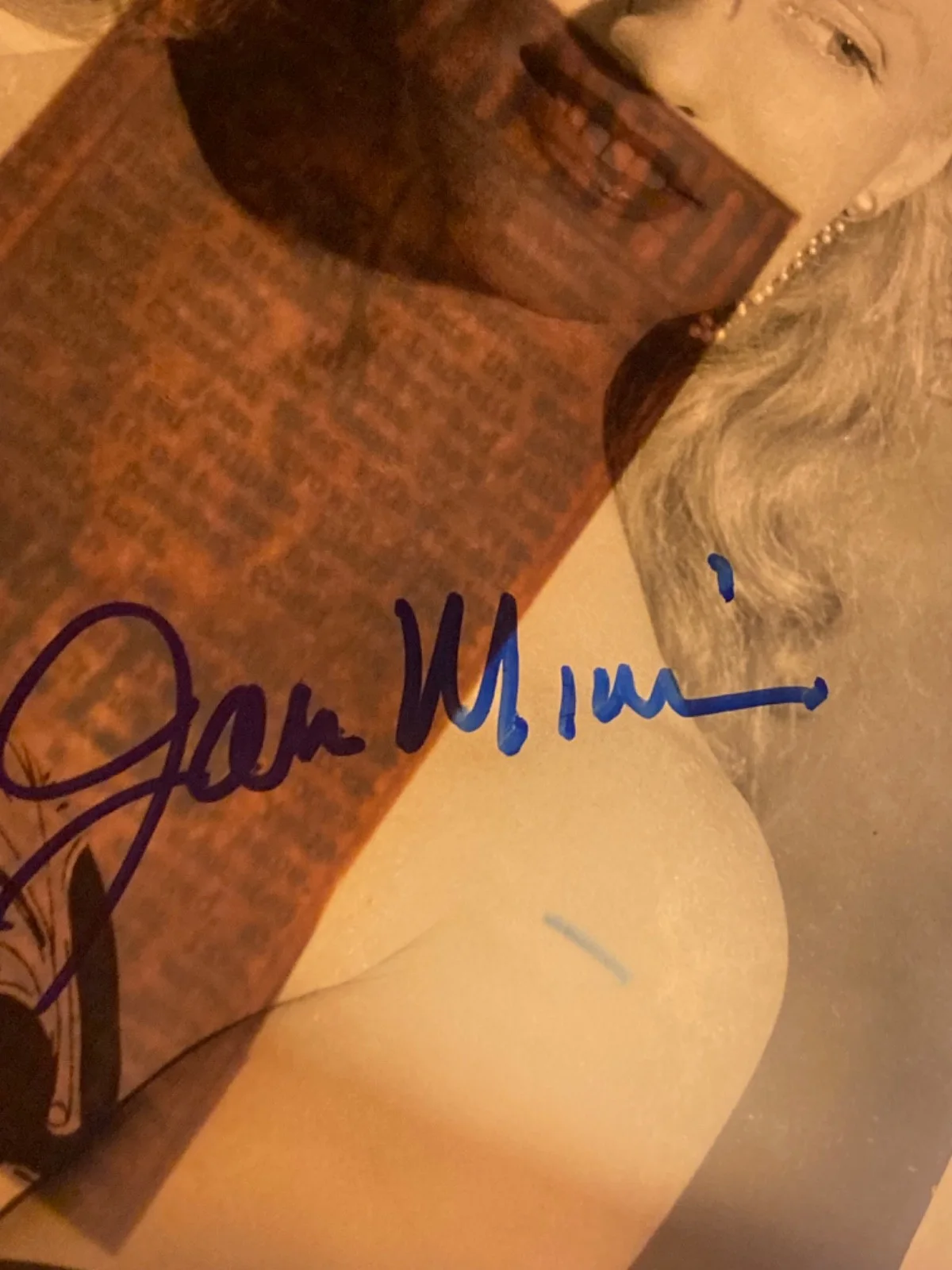 Hand SIGNED Jan Miner 7x9 Press Used Photo! - Actress, Madge Palmolive, etc, изображение 5