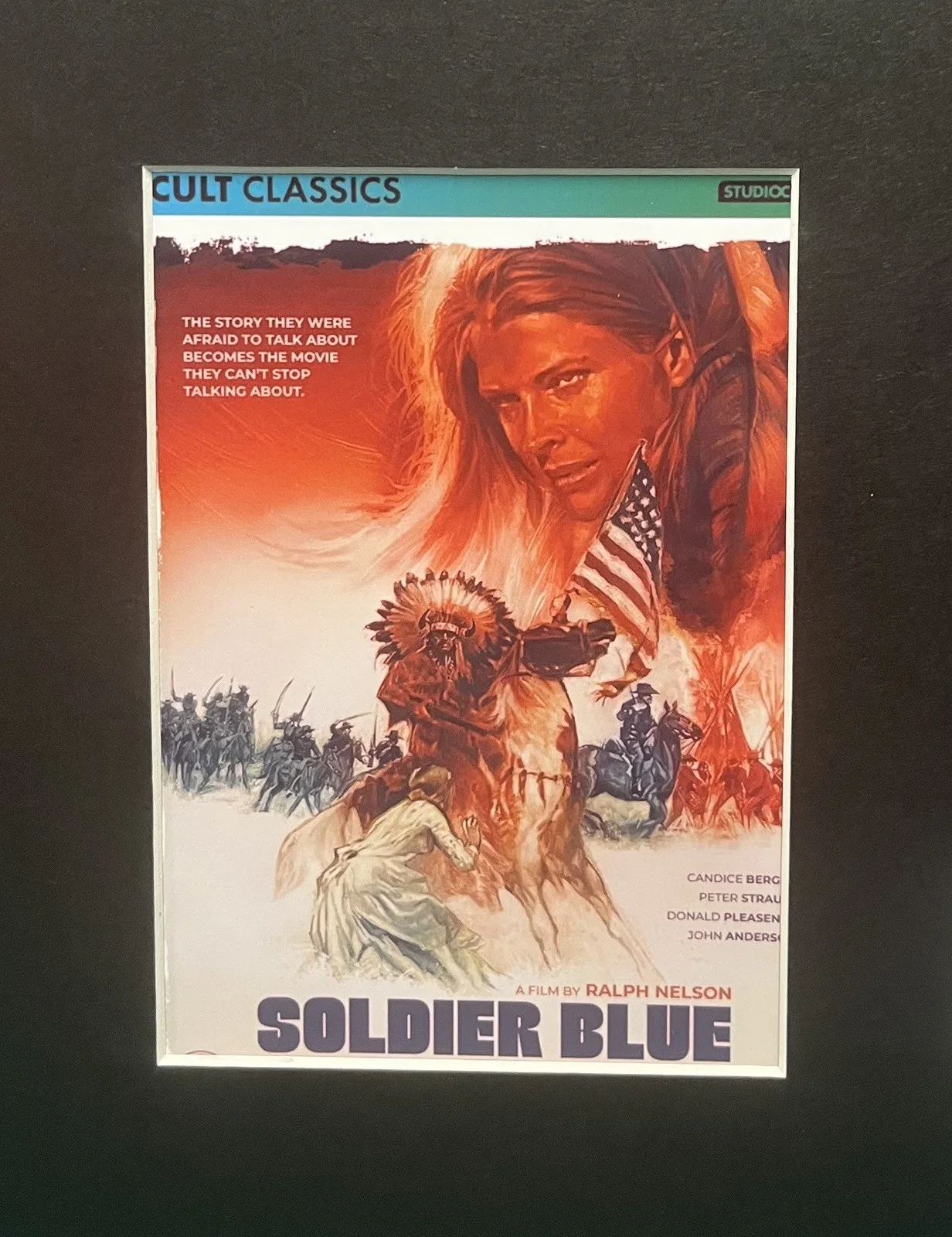 . SOLDIER BLUE. Film Cell MOUNTED Display, image 3