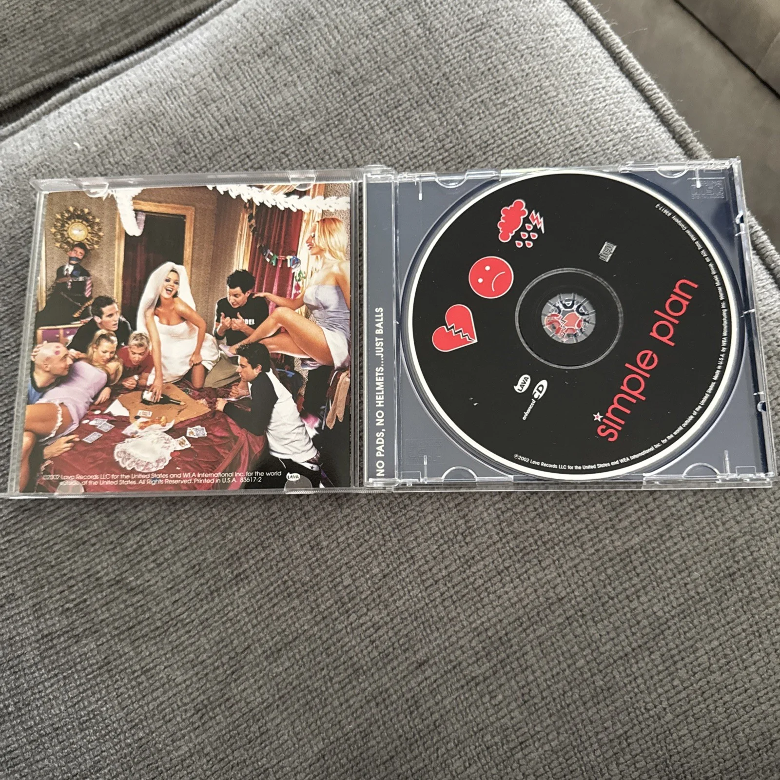 Simple Plan autographed No Pads, No Helmets, Just Balls CD W/meet & greet proof, image 5