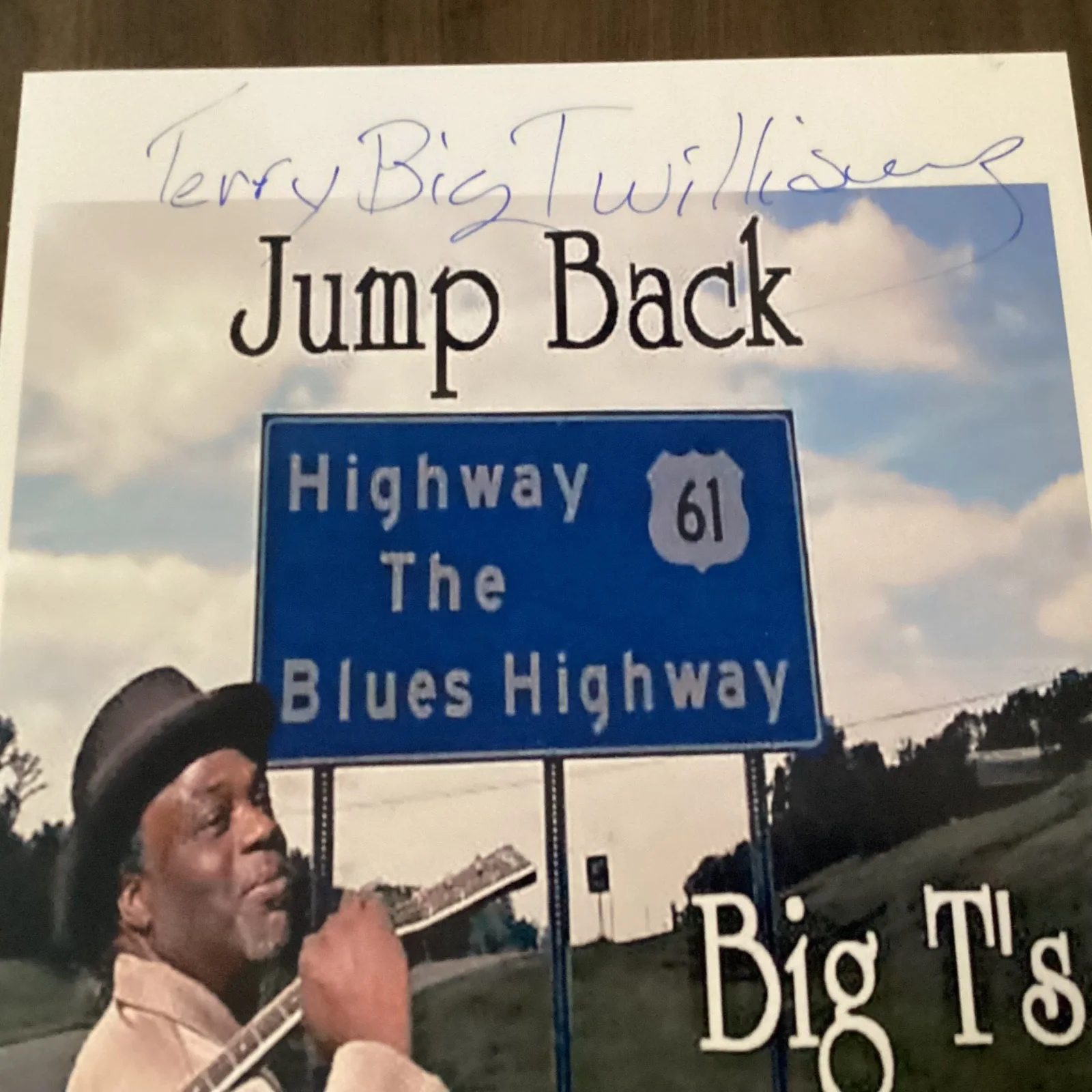 TERRY BIG T WILLIAMS Signed Photo Autographed Blues Mississippi, image 2