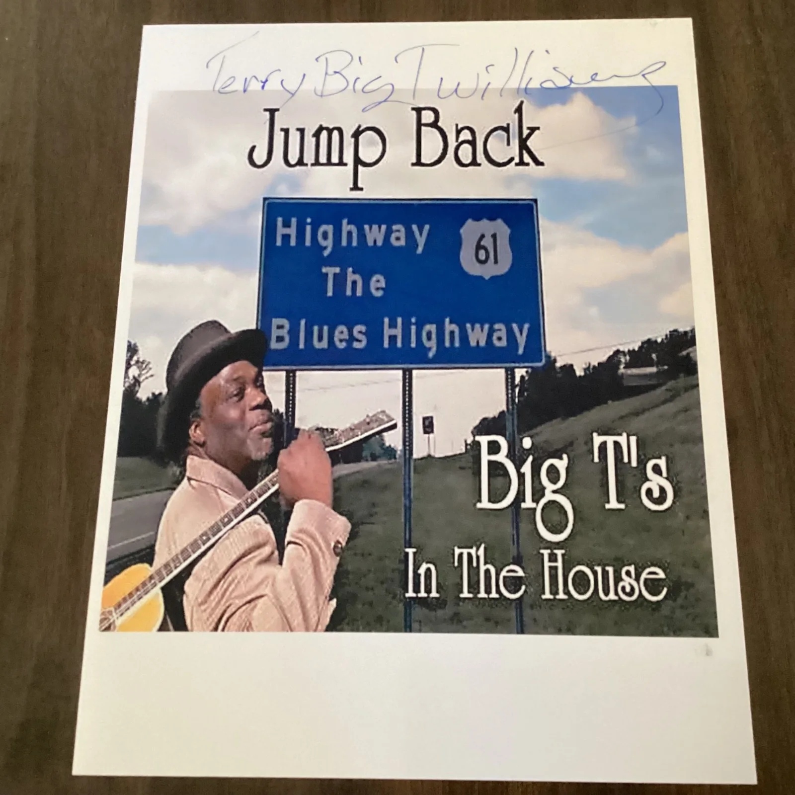 TERRY BIG T WILLIAMS Signed Photo Autographed Blues Mississippi, image 3