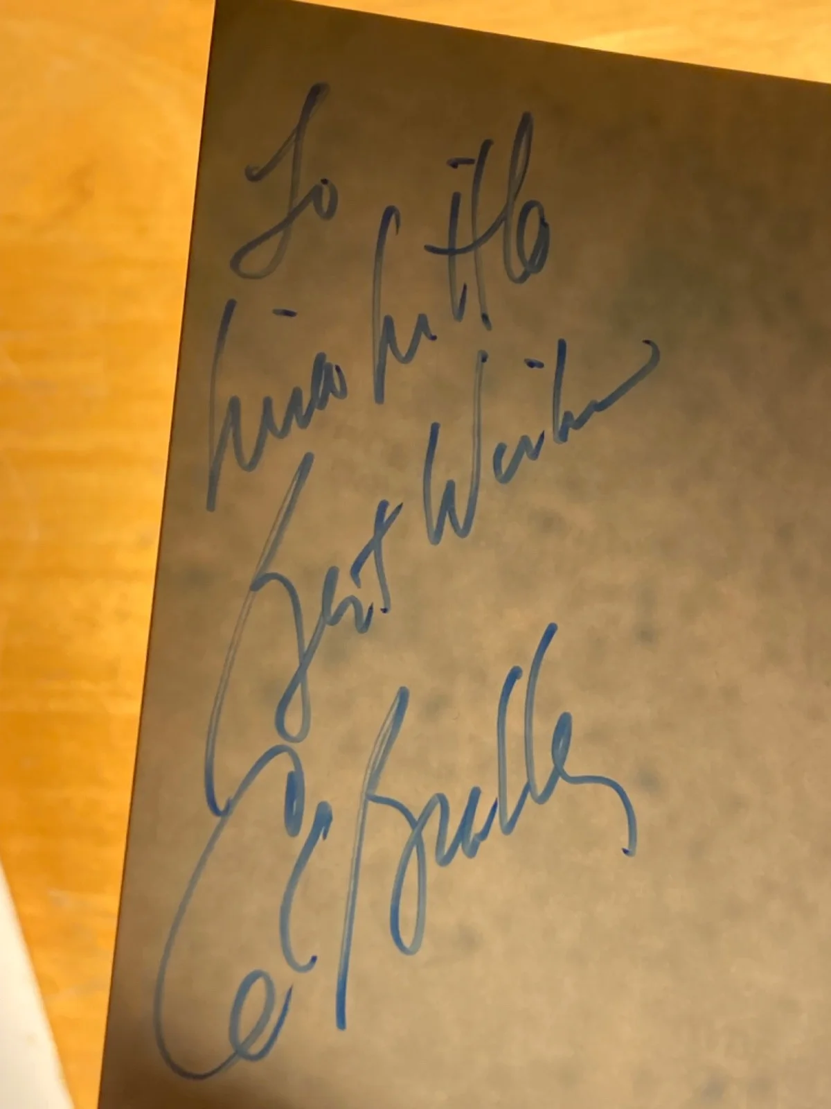 Hand SIGNED Ed Bradley 8x10 Photo - 60 Minutes, Broadcaster, TV Anchor, etc, изображение 4