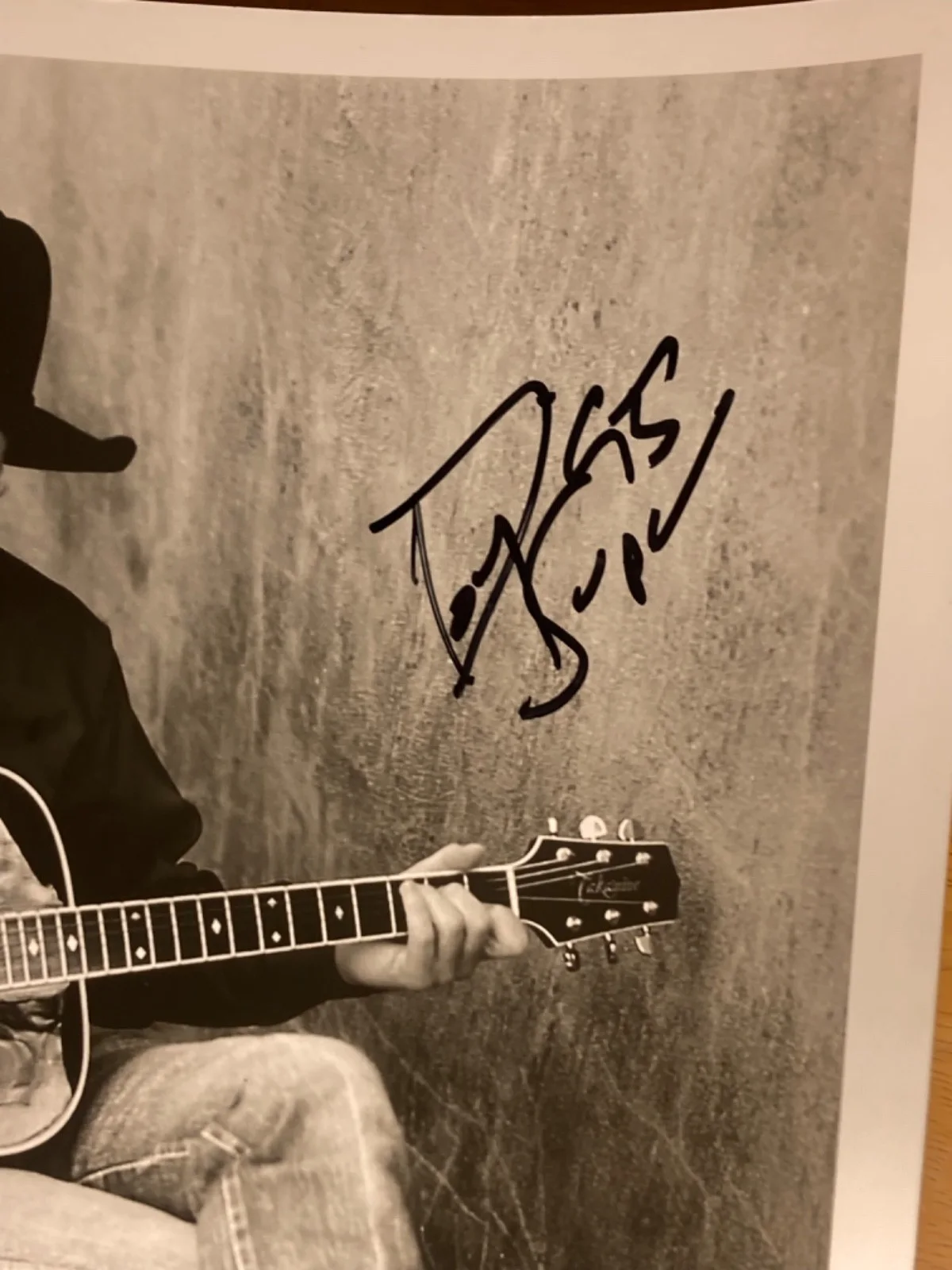 Hand SIGNED Doug Supernaw 8x10 Press Photo - BNA Agency B&W, изображение 3