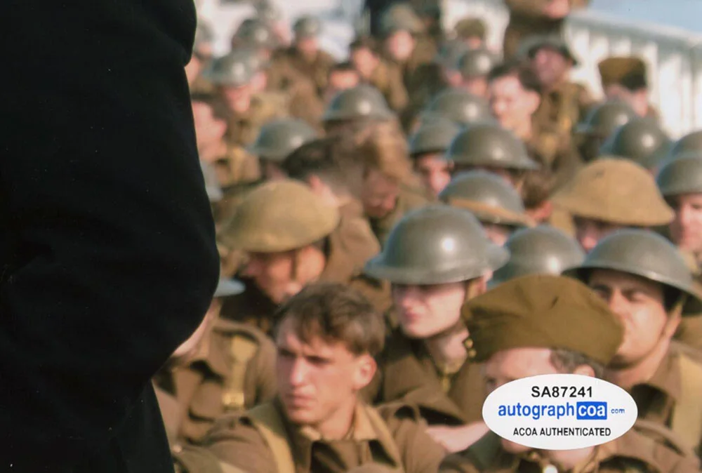 KENNETH BRANAGH — Kenneth Branagh signed "DUNKIRK" 8x10 Photo j PROOF Commander Bolton ACOA COA, изображение 5