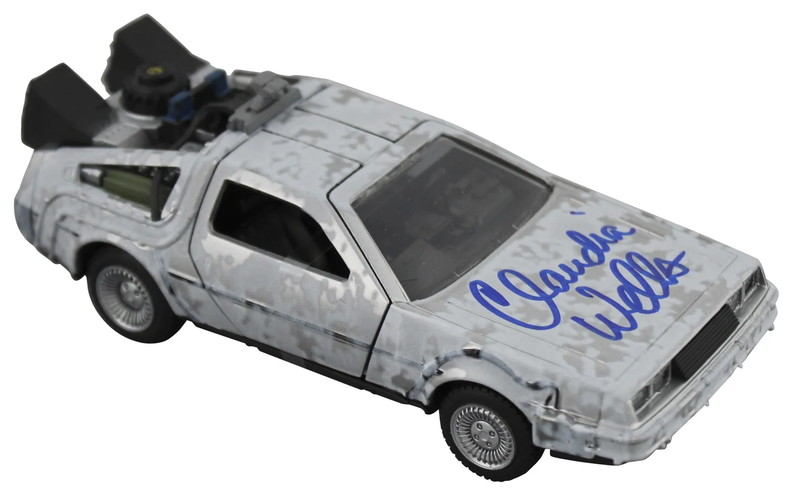 Claudia Wells — Claudia Wells Back To The Future Signed Metal DeLorean Time Machine Car BAS Wit, изображение 2
