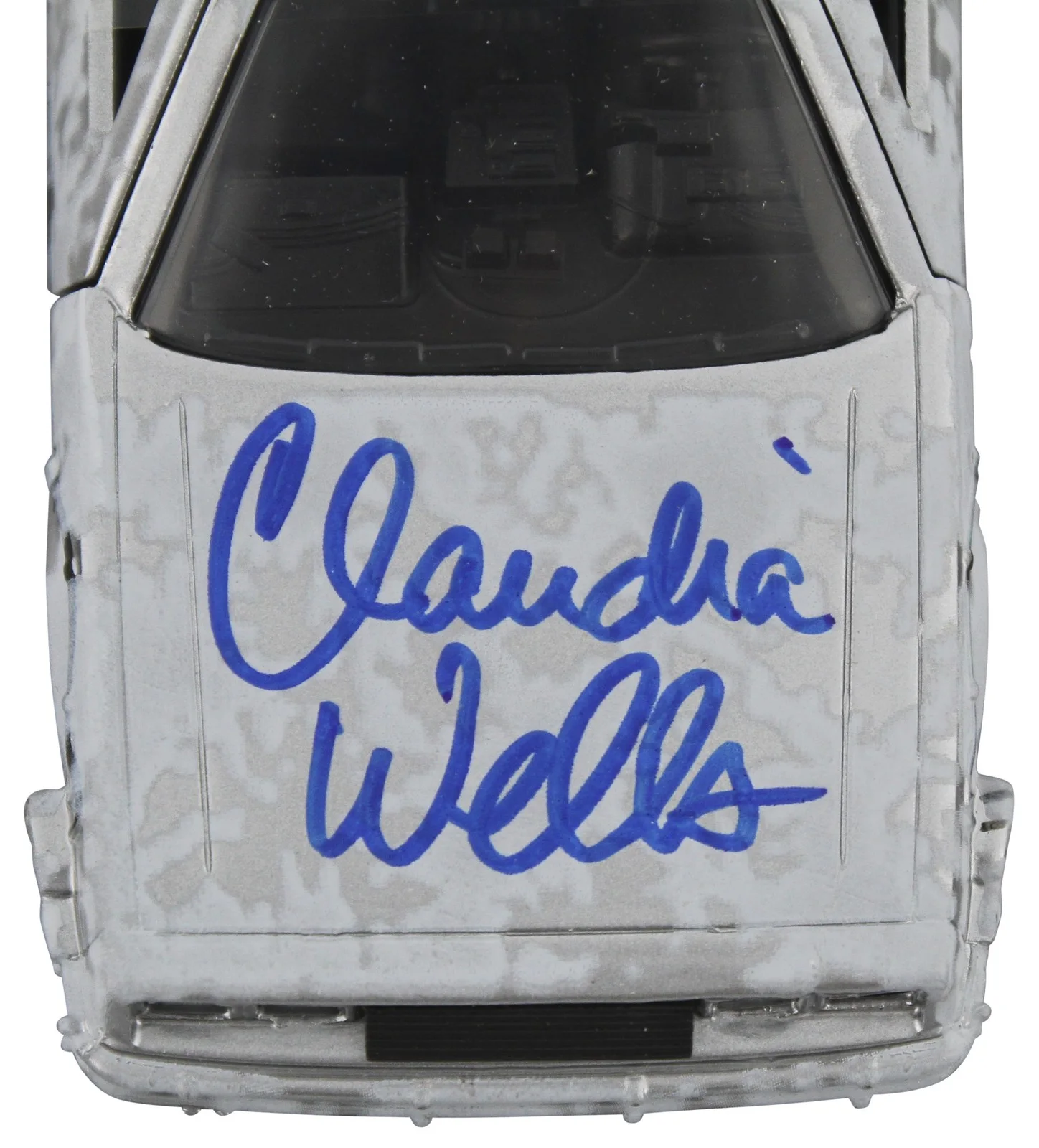 Claudia Wells — Claudia Wells Back To The Future Signed Metal DeLorean Time Machine Car BAS Wit, изображение 3