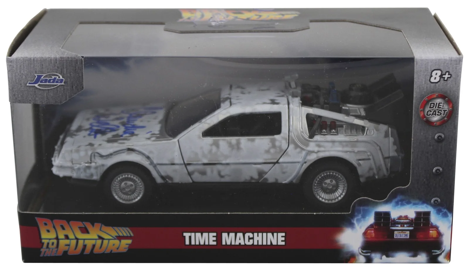 Claudia Wells — Claudia Wells Back To The Future Signed Metal DeLorean Time Machine Car BAS Wit, изображение 4