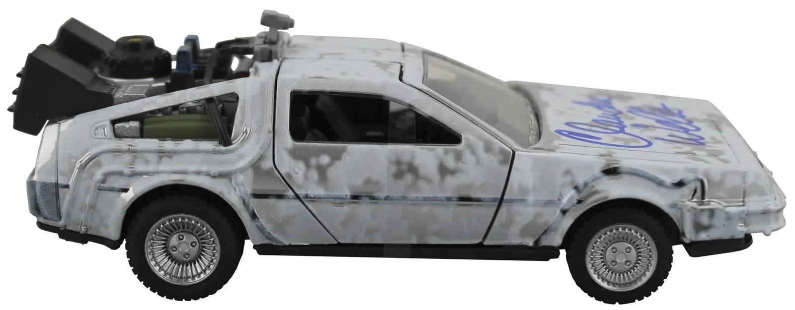 Claudia Wells — Claudia Wells Back To The Future Signed Metal DeLorean Time Machine Car BAS Wit, изображение 5