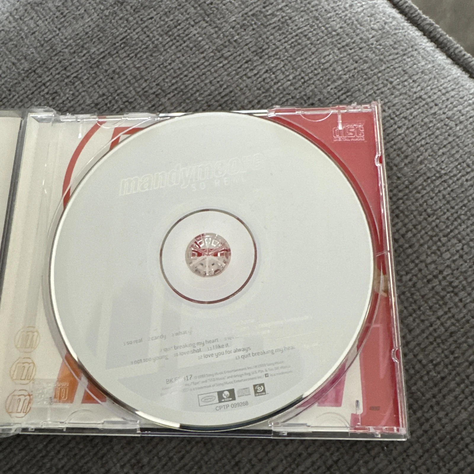 Mandy Moore Signed Autographed "So Real" Music CD Compact Disc, image 3