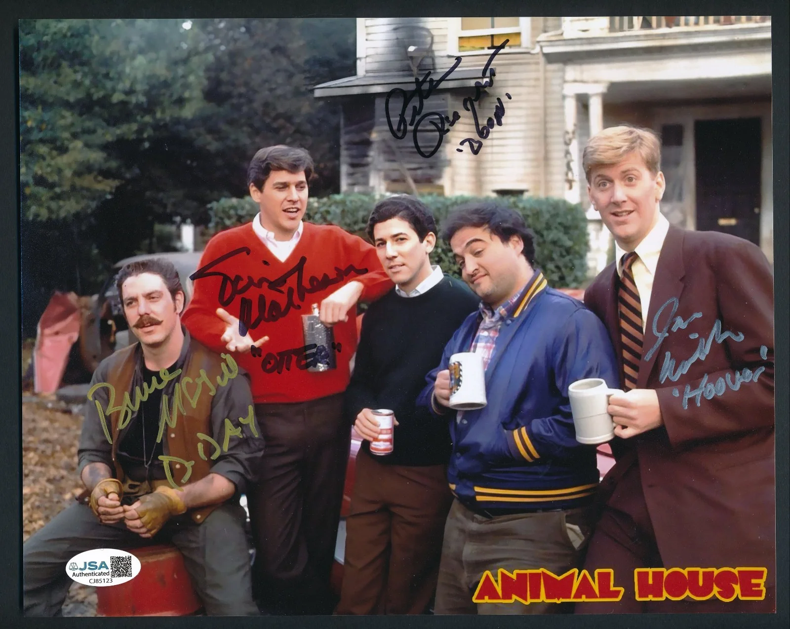"Animal House" - Cast Signed by Four - JSA Cert. - Autographs, image 2