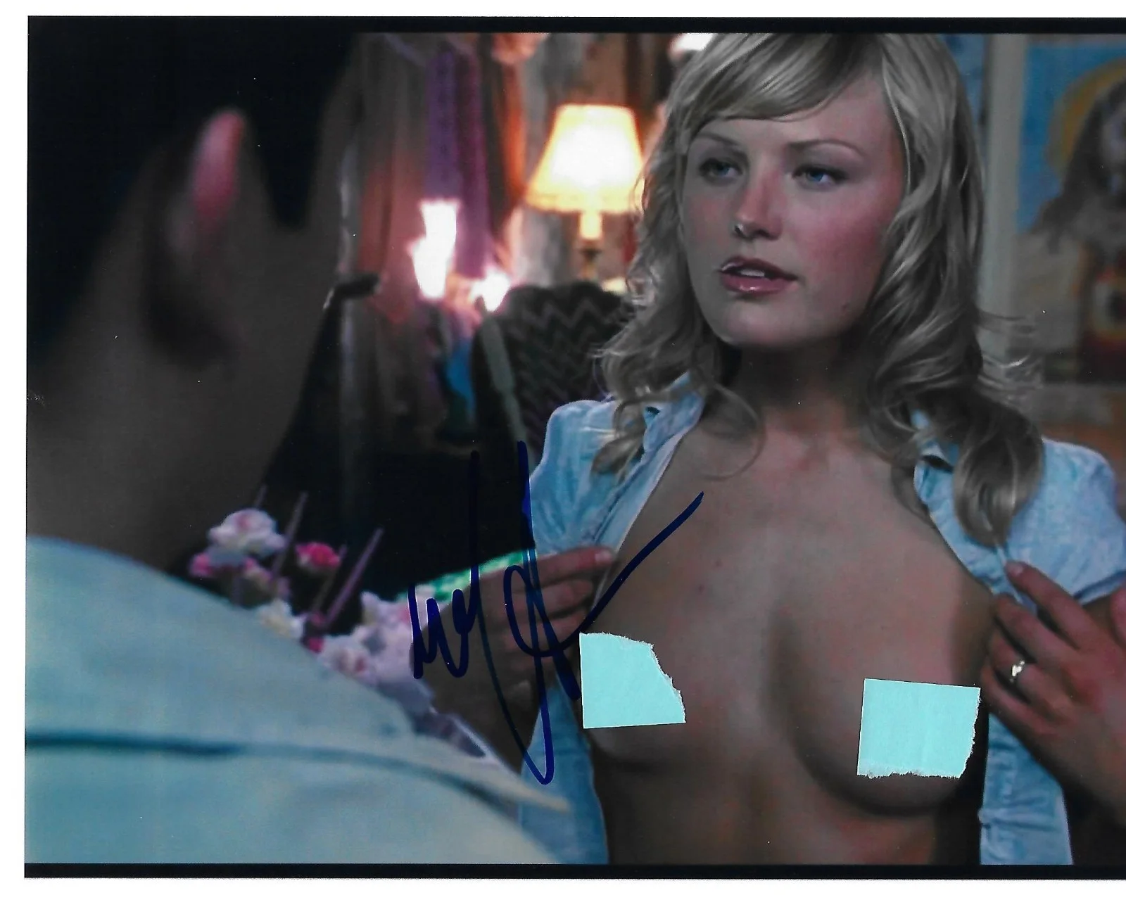 Malin Akerman — Malin Akerman signed 8x11 photo Sexy Harold & Kumar Movies Actor RARE COA LOOK!