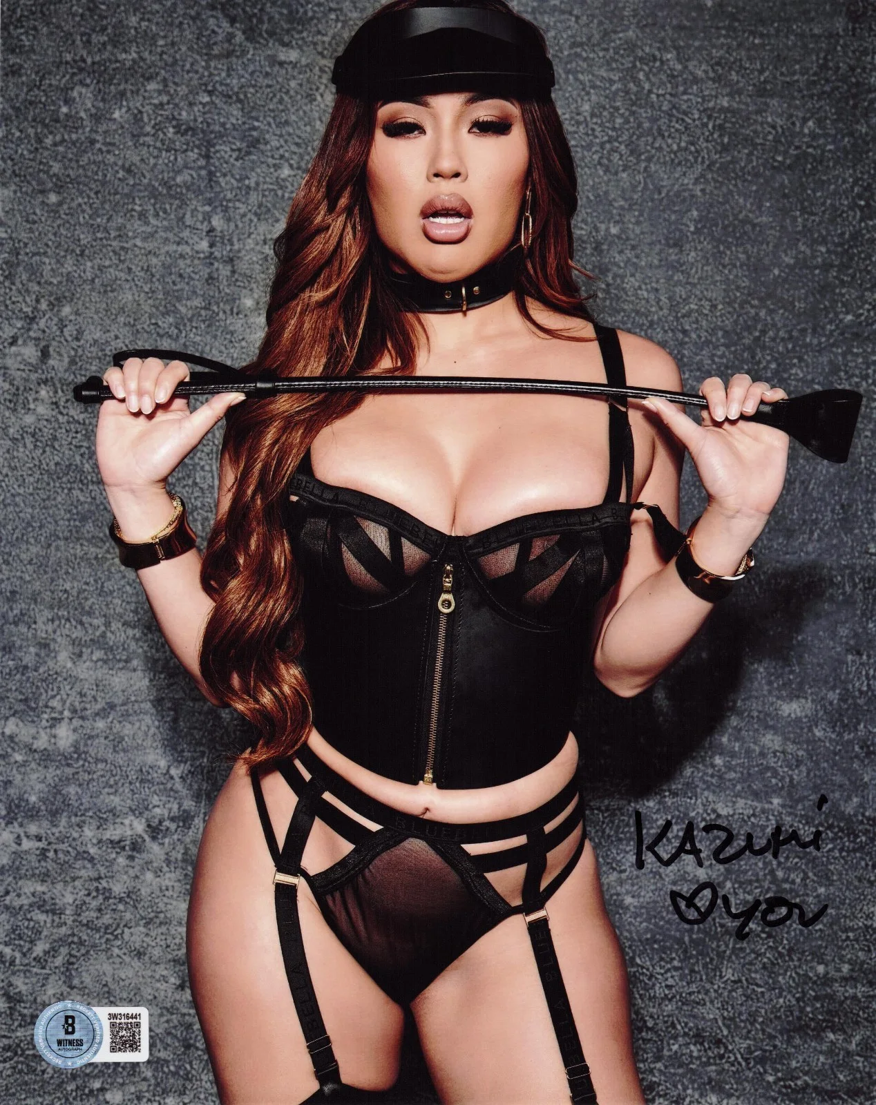Kazumi — Hot Sexy Kazumi Signed 8x10 Photo Adult Star Authentic Autograph Beckett
