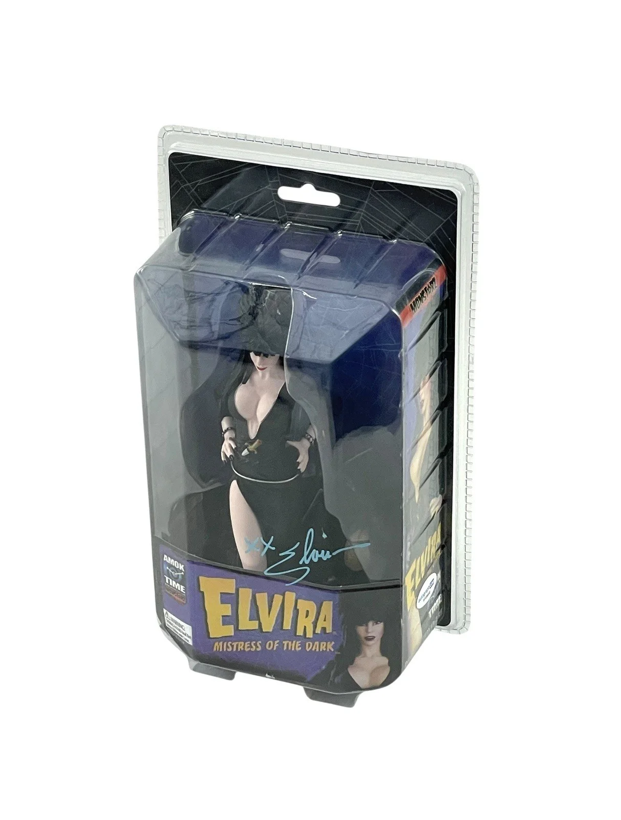 Elvira — Elvira Signed Limited Edition Amok Action Figure Horror Icon Scream Queen ACOA, изображение 5