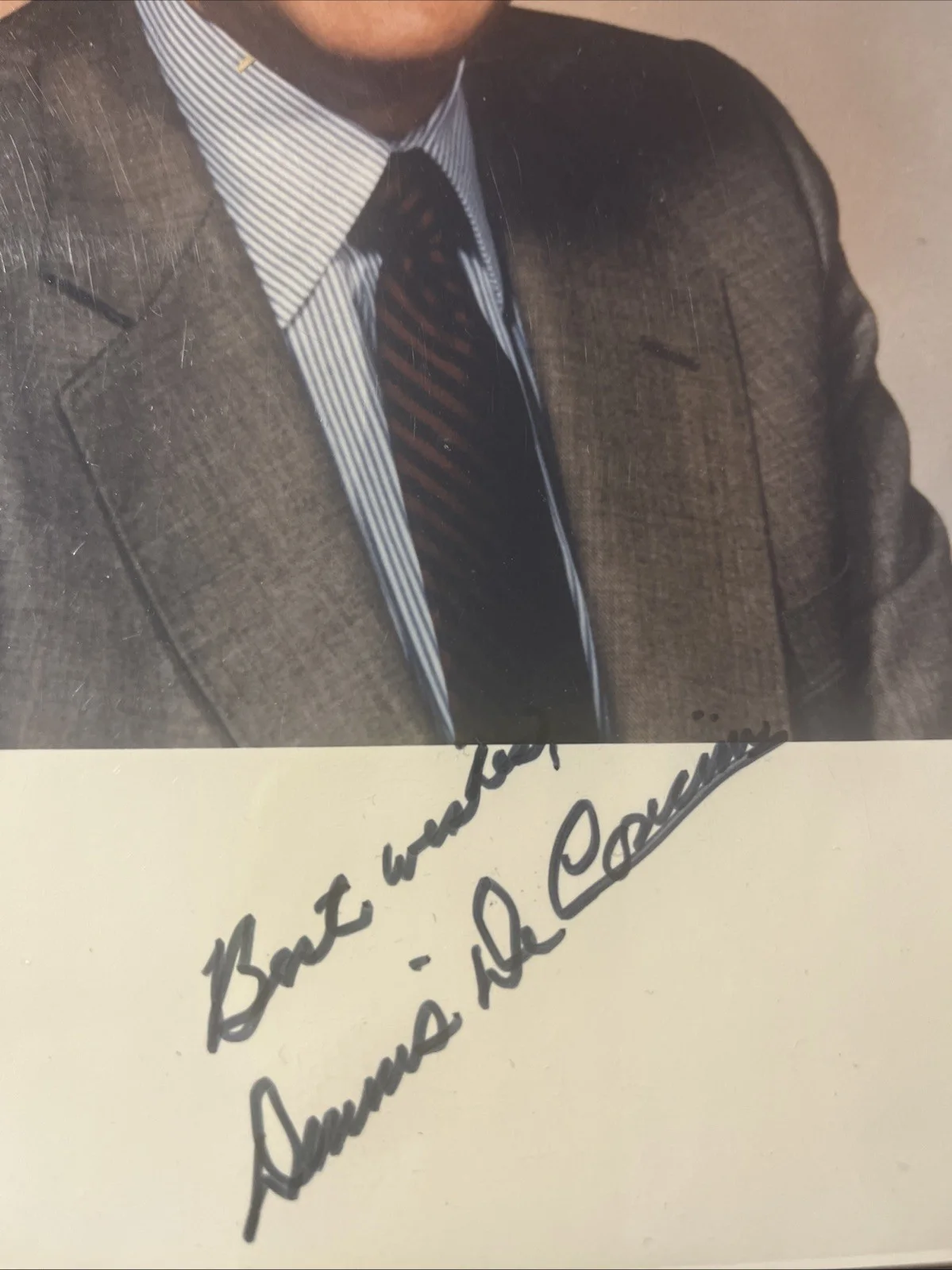 Autograph Photo Dennuss D Cagines, image 2