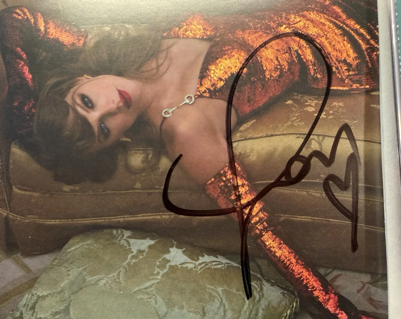 Taylor Swift Signed TLOAS CD Photo 2 + Midnights CD Photo Wood Picture Frame, изображение 4