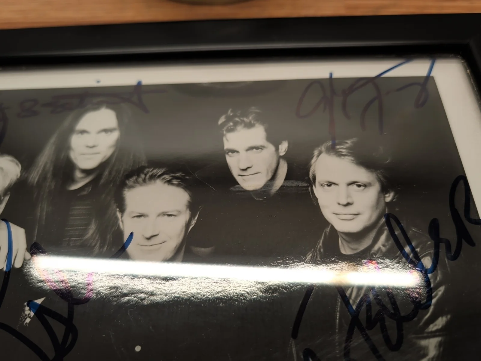 The Eagles Signed Autograph Photo All 5 With COA 8x10 Picture Hell Freezes Over, image 5