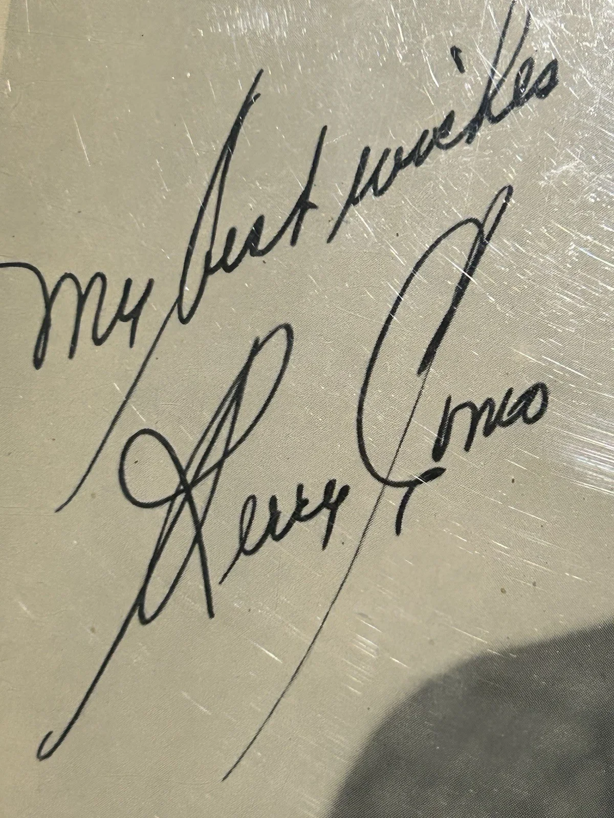 POP SINGER PERRY COMO (1912-2001) AUTOGRAPHED 8 x 10 PHOTO~, image 4