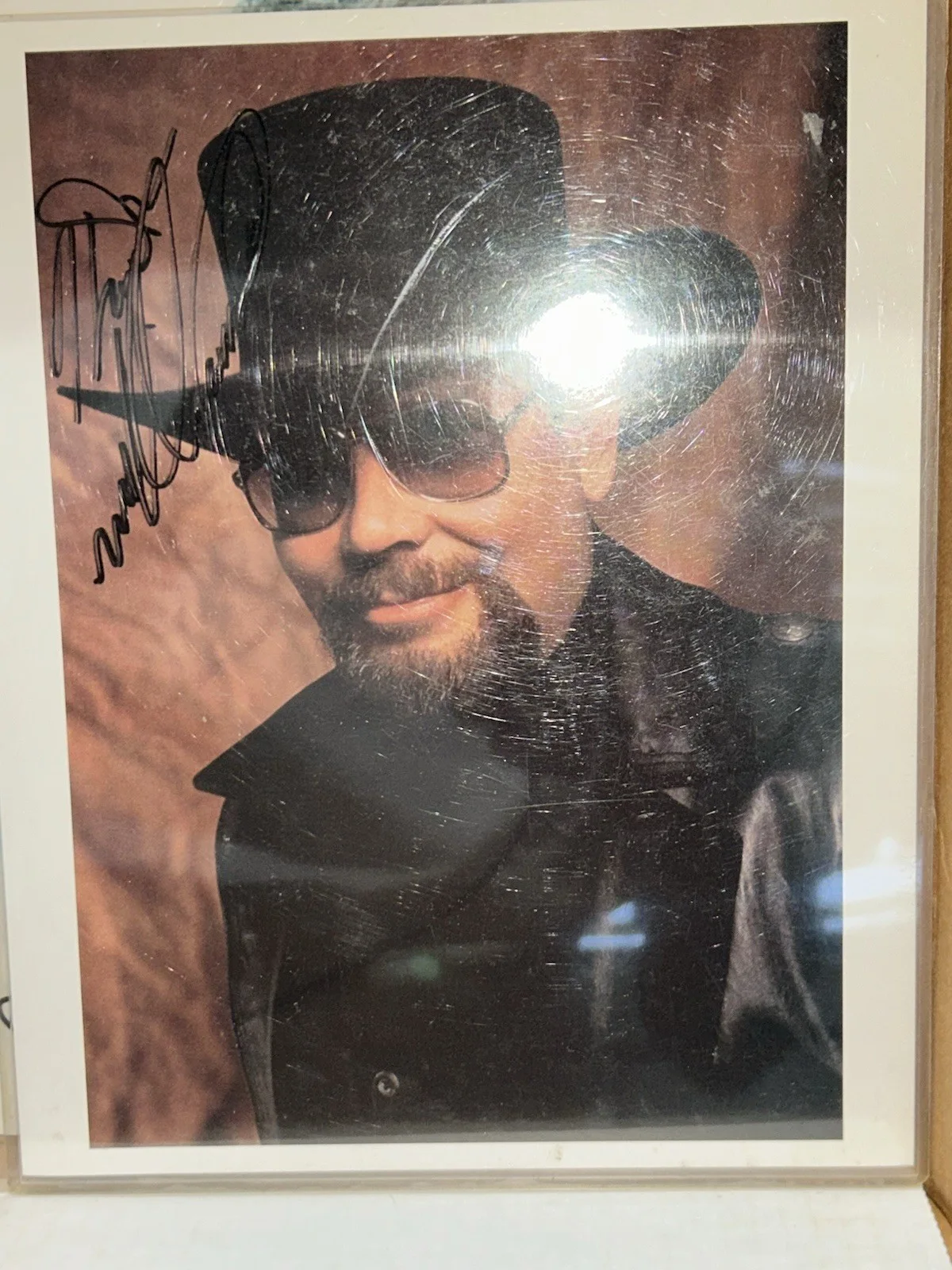 vintage autographed 8x10 hank williams jr photo, изображение 2