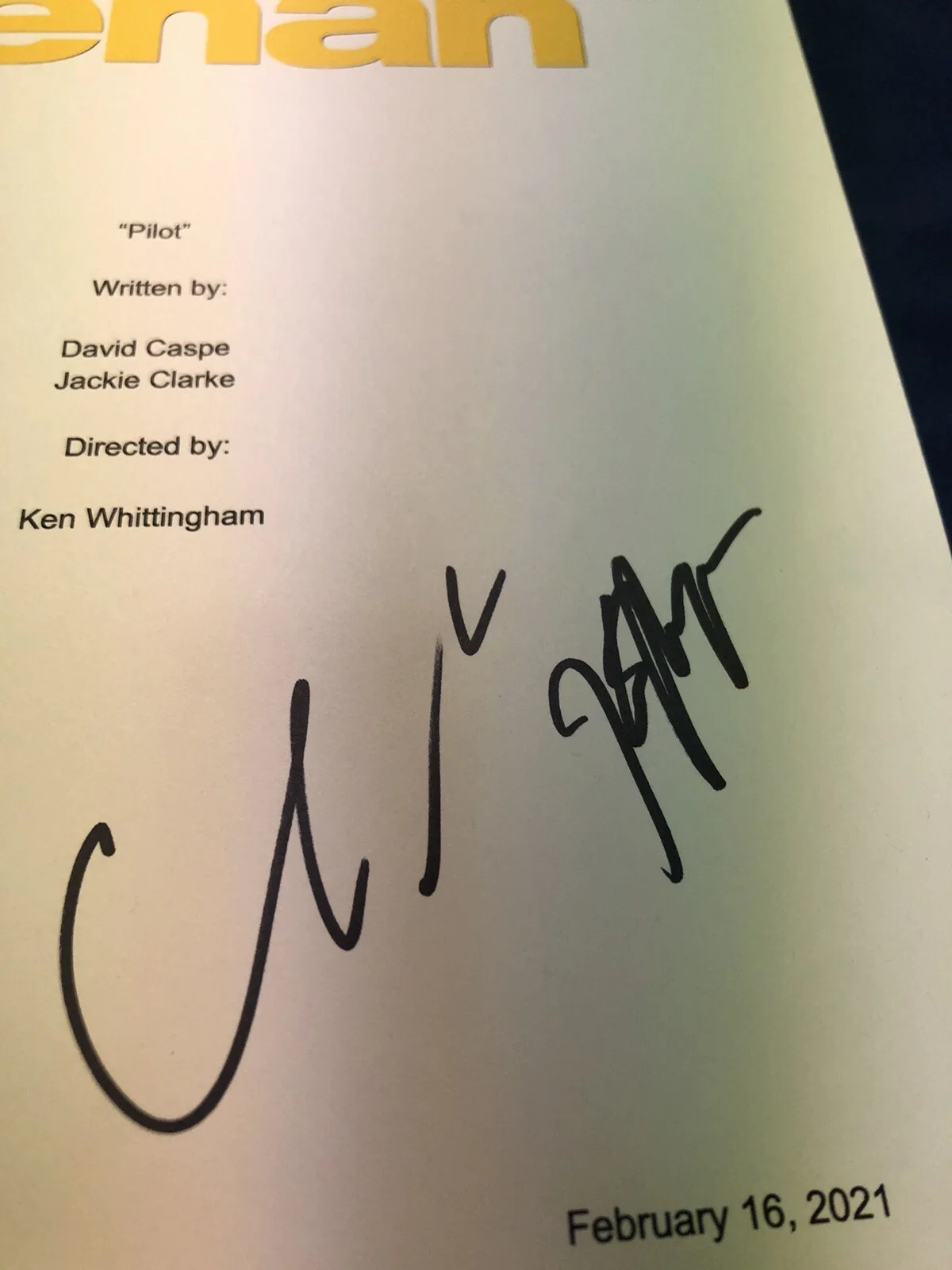 Kenan Thompson/Chris Redd — CHRIS REDD KENAN THOMPSON SIGNED AUTOGRAPHED FULL EPISODE KENAN SCRIPT PROOF, image 2