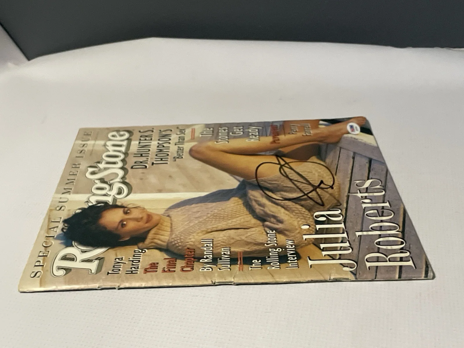Julia Roberts Signed Autographed Rolling Stone Magazine PSA authenticated, image 4