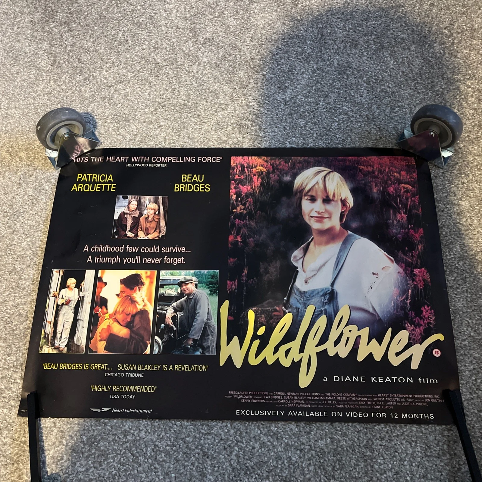 Wildflower - Video Shop Poster 42cm X 59.5cm Used - vintage poster, изображение 2