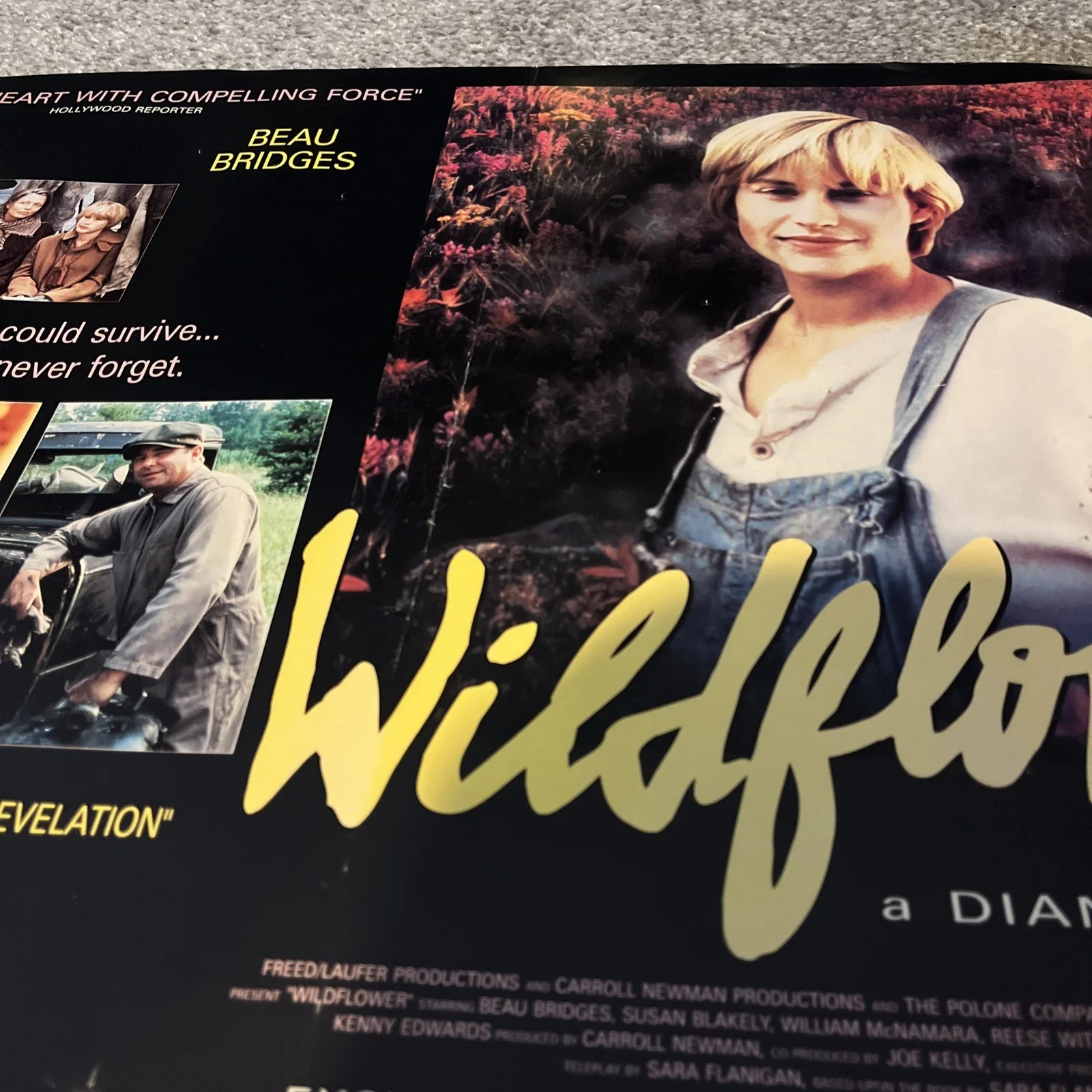 Wildflower - Video Shop Poster 42cm X 59.5cm Used - vintage poster, изображение 3
