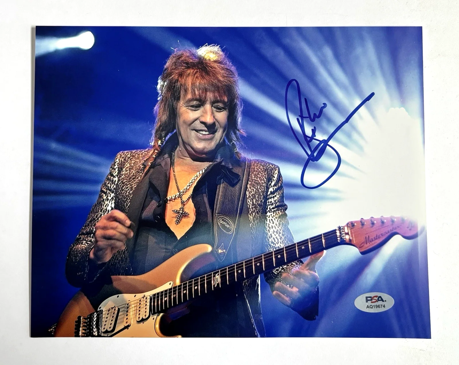 RICHIE SAMBORA Signed BON JOVI GUITARIST 8x10 Photo PSA DNA COA Wanted, изображение 2