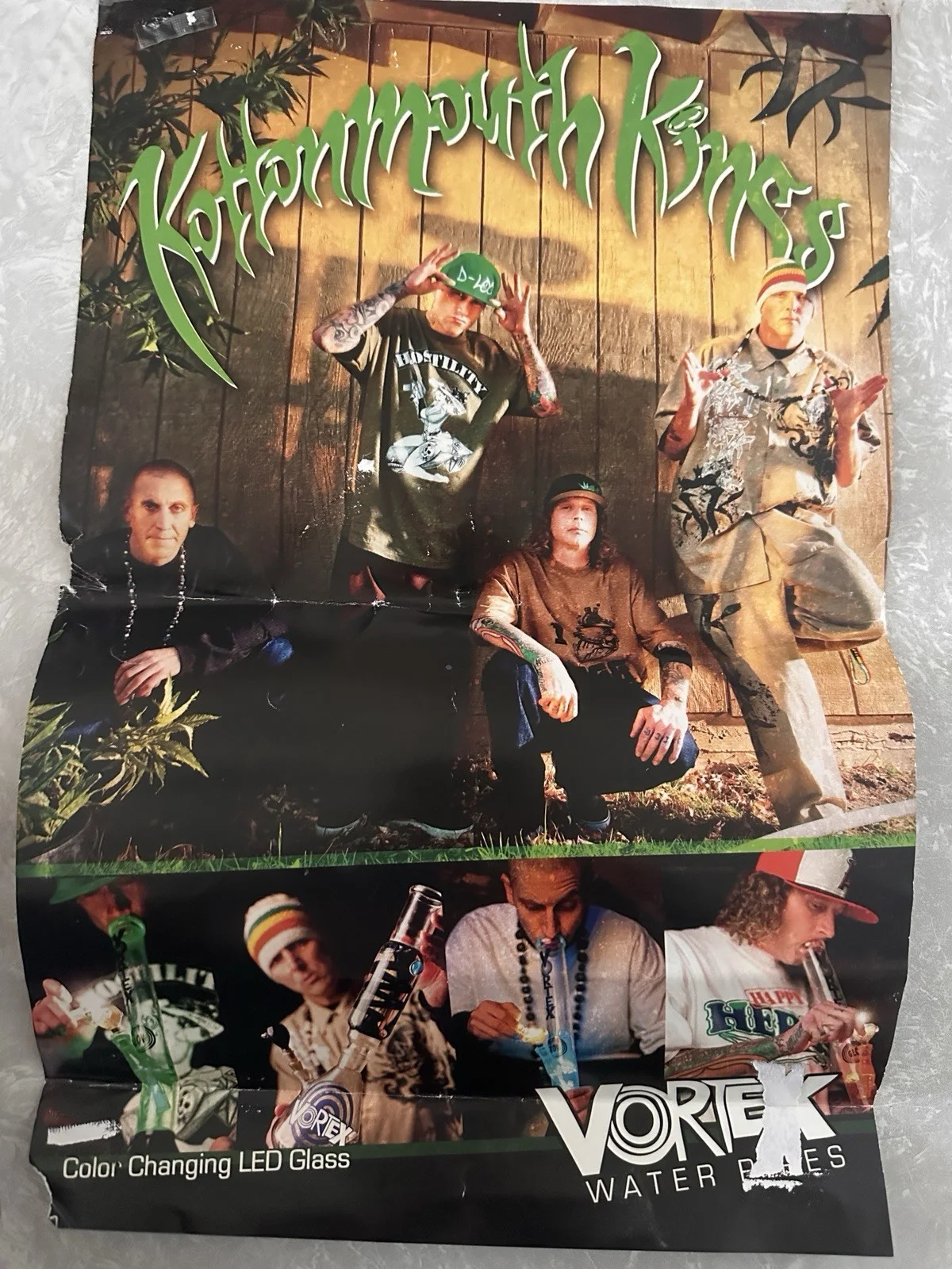 2011 Signed Kottonmouth Kings Promo Poster All 6 Members. Rare Signed, image 3