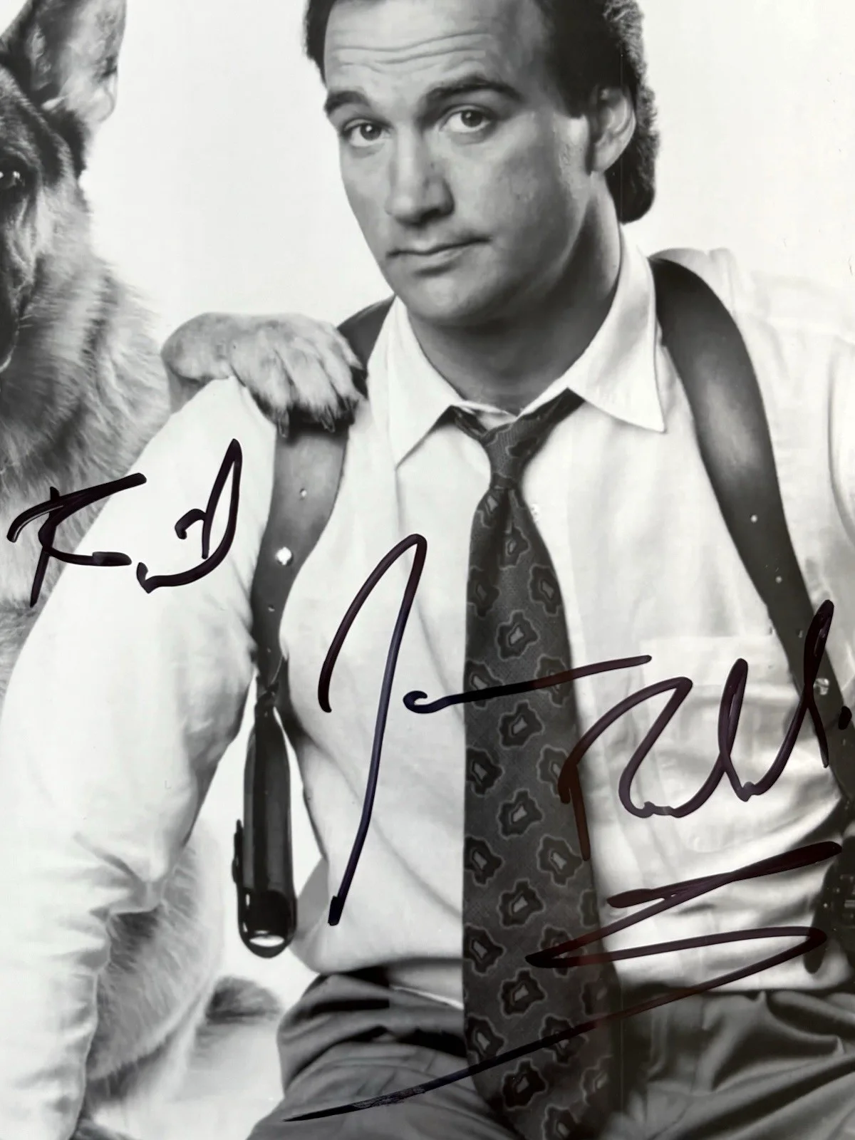 JIM BELUSHI — JIM BELUSHI Signed K-9 8x10 Photo PSA DNA COA James JOHN The Blues Brothers, изображение 3