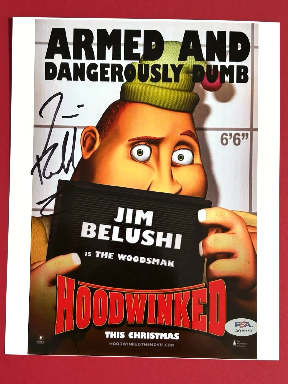 JIM BELUSHI — JIM BELUSHI Signed HOODWINKED 8x10 Photo PSA DNA COA James JOHN The Woodsman, изображение 2
