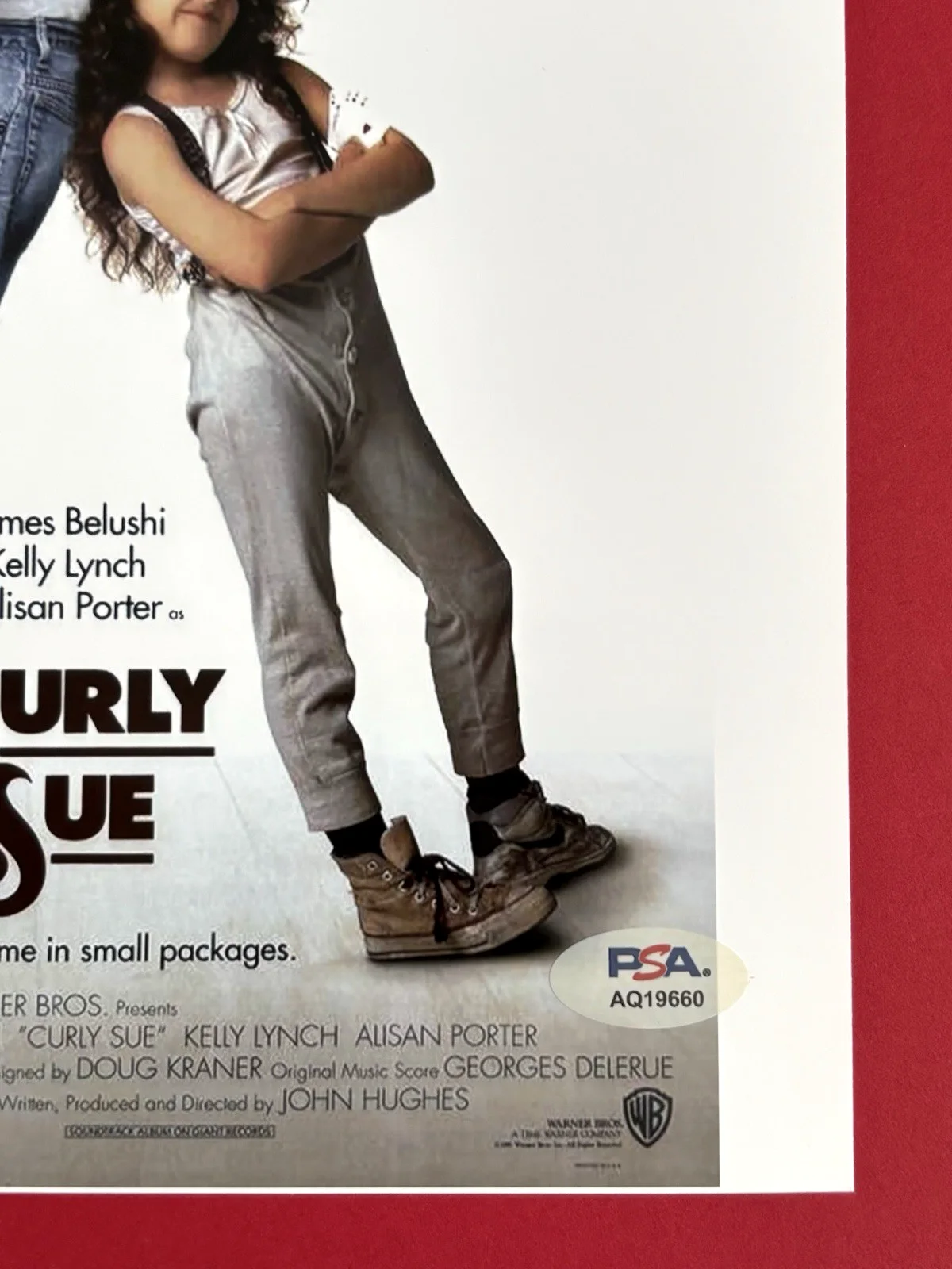 JIM BELUSHI — JIM BELUSHI Signed CURLY SUE 8x10 Photo PSA DNA COA James JOHN, image 3