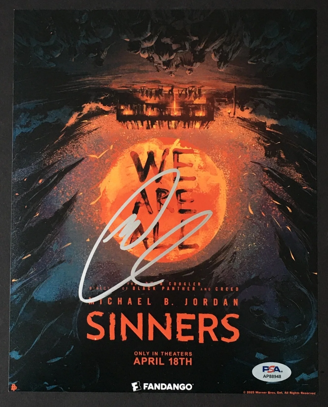 Miles Caton — MILES CATON SIGNED 8x10 PHOTO PSA DNA AUTOGRAPH SINNERS POSTER