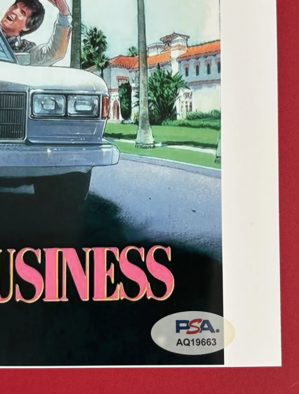 JIM BELUSHI — JIM BELUSHI Signed TAKING CARE OF BUSINESS 8x10 Photo PSA DNA COA James JOHN, изображение 3