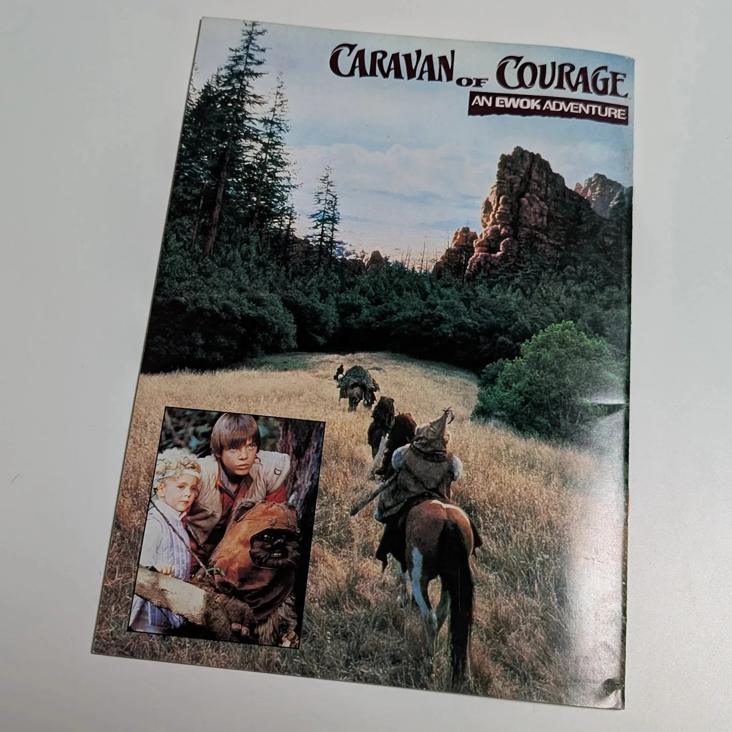 CARAVAN of COURAGE: An Ewok Adventure (1984) Vintage Japanese Movie Programme!, изображение 2