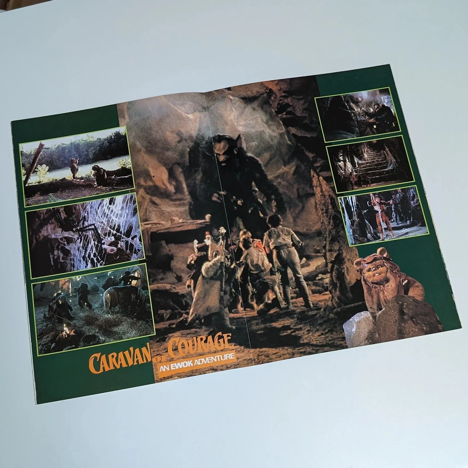 CARAVAN of COURAGE: An Ewok Adventure (1984) Vintage Japanese Movie Programme!, изображение 3