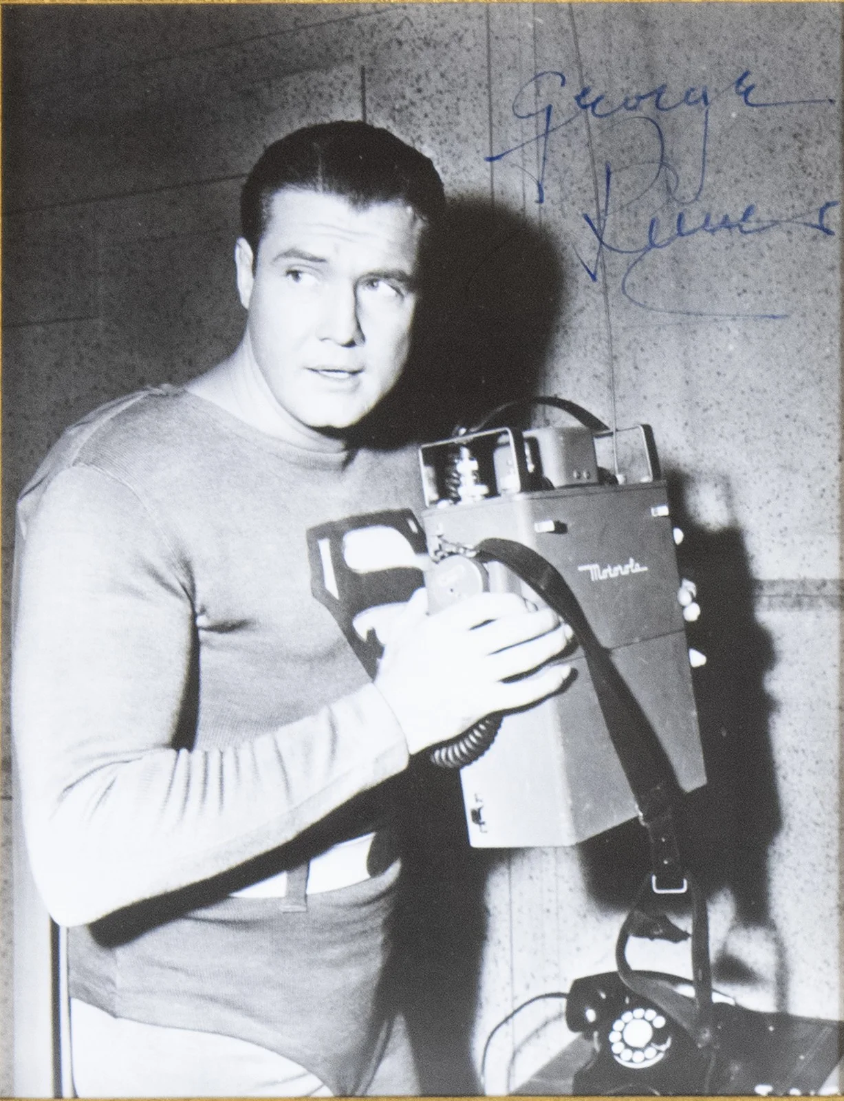 George Reeves — GEORGE "SUPERMAN" REEVES - AUTOGRAPHED SIGNED PHOTOGRAPH CIRCA 1957, изображение 2