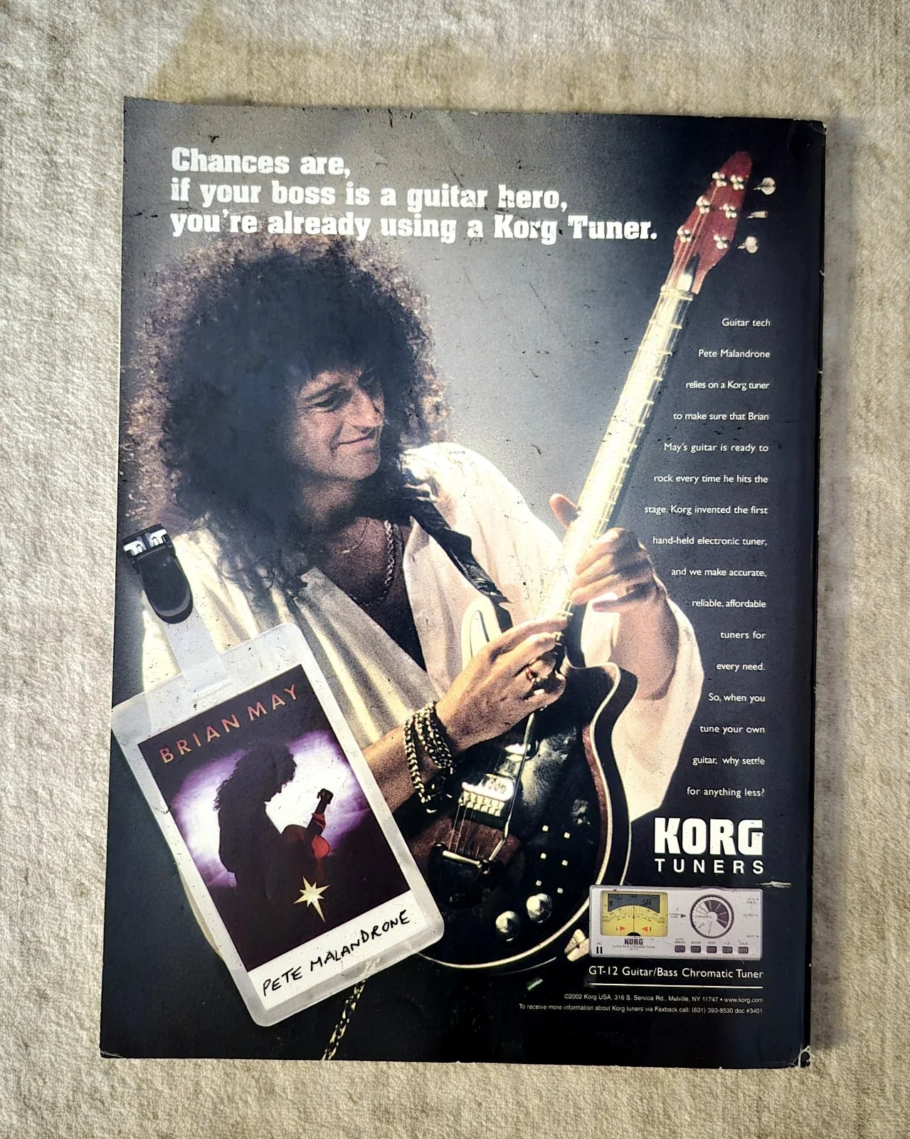 Zakk Wylde Signed Autographed July 2002 Guitar World Magazine JSA COA, image 2