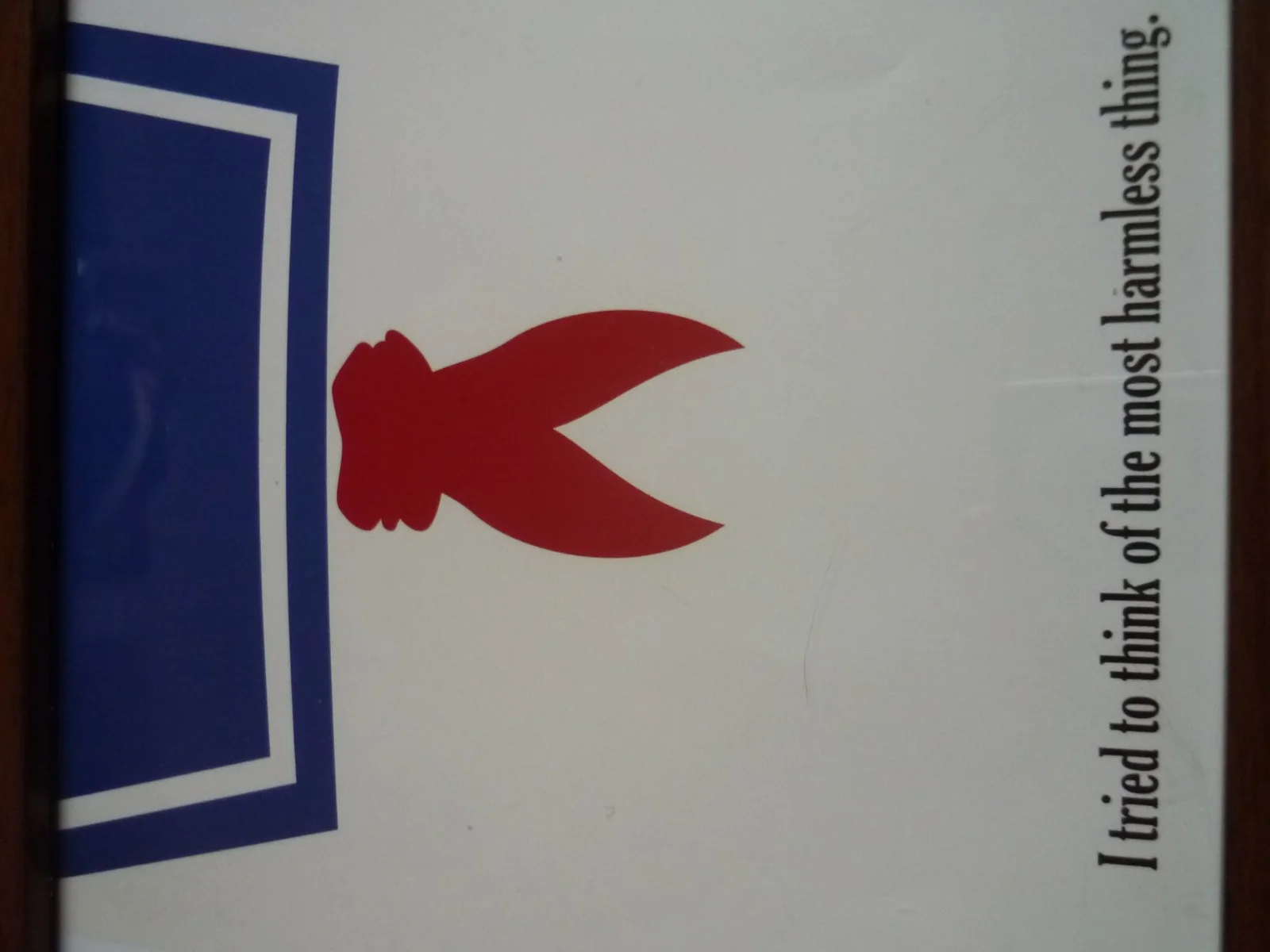 Framed mounted 10x8 inchs Poster Film ghostbusters i tried to think most harmles, изображение 2