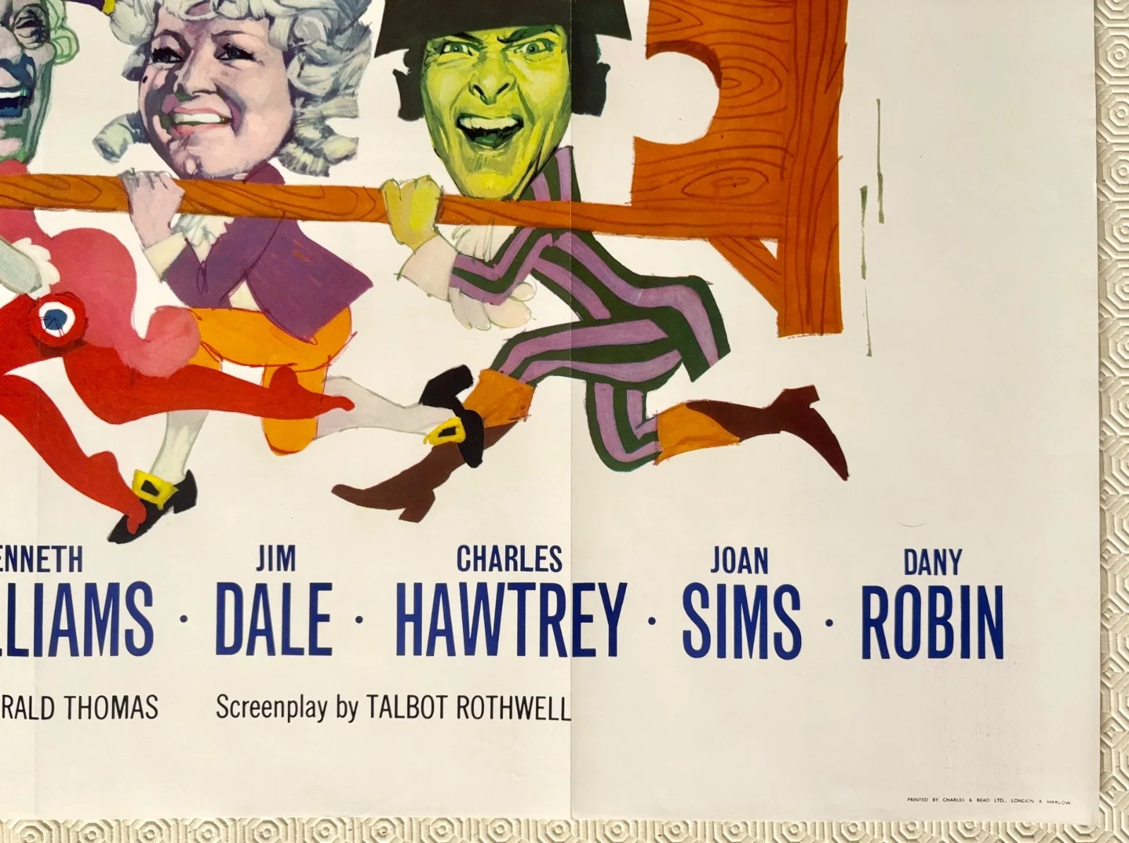 Carry On Don't Lose Your Head Original 1967 Quad Poster Renato Fratini Art, изображение 3