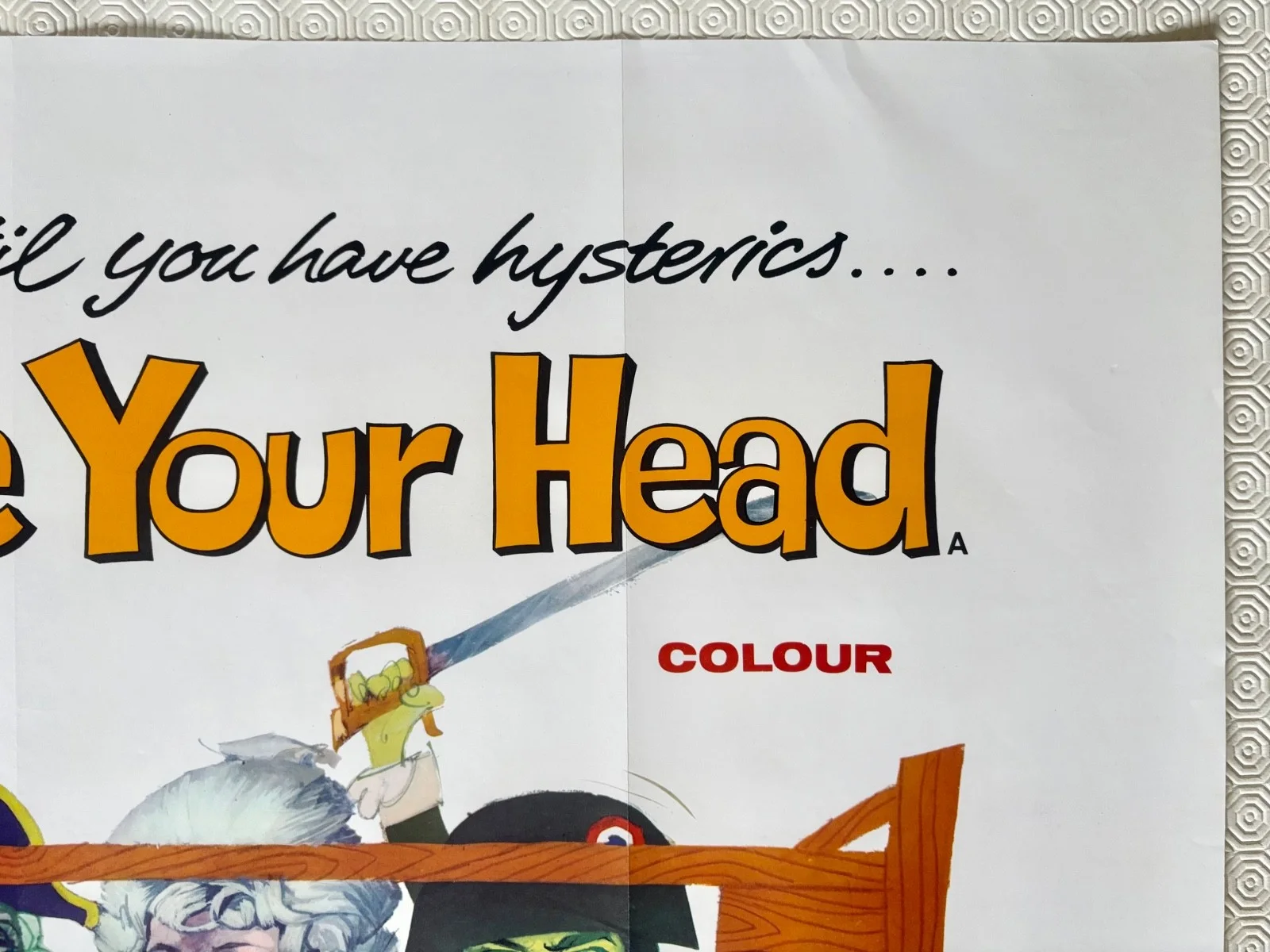Carry On Don't Lose Your Head Original 1967 Quad Poster Renato Fratini Art, изображение 4