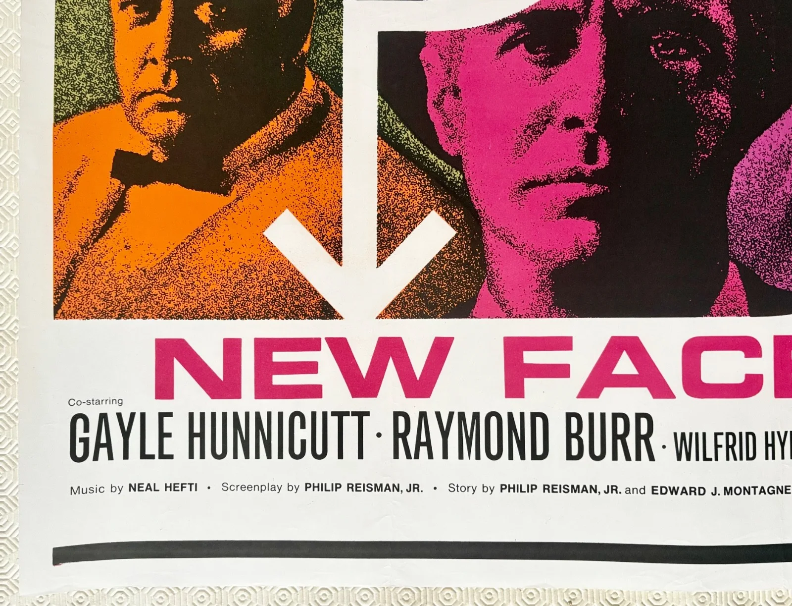 New Face In Hell Original 1968 Quad Poster George Peppard Gayle Hunnicutt, изображение 2