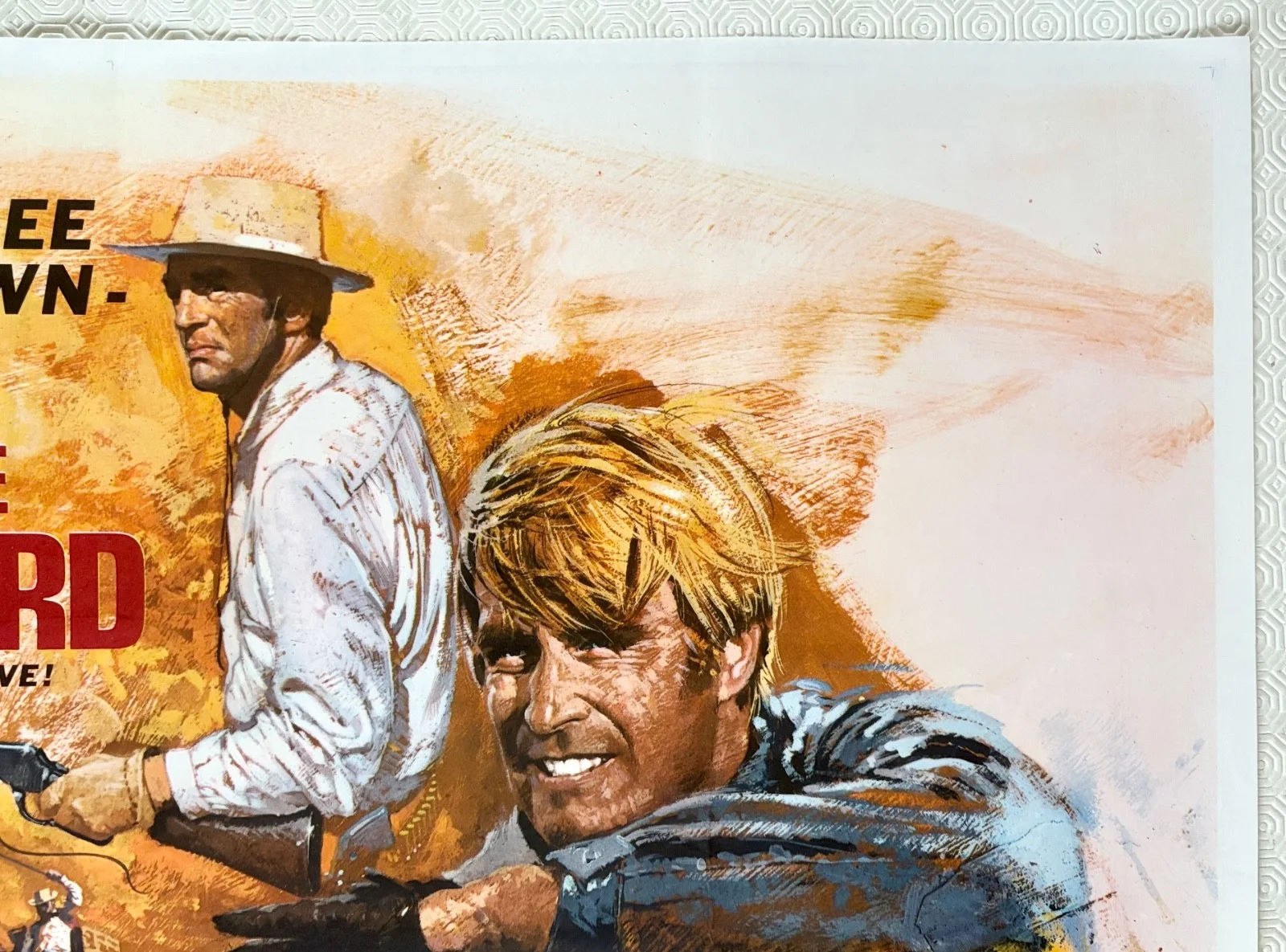 Rough Night In Jericho Original 1967 Quad Poster Dean Martin George Peppard, изображение 4
