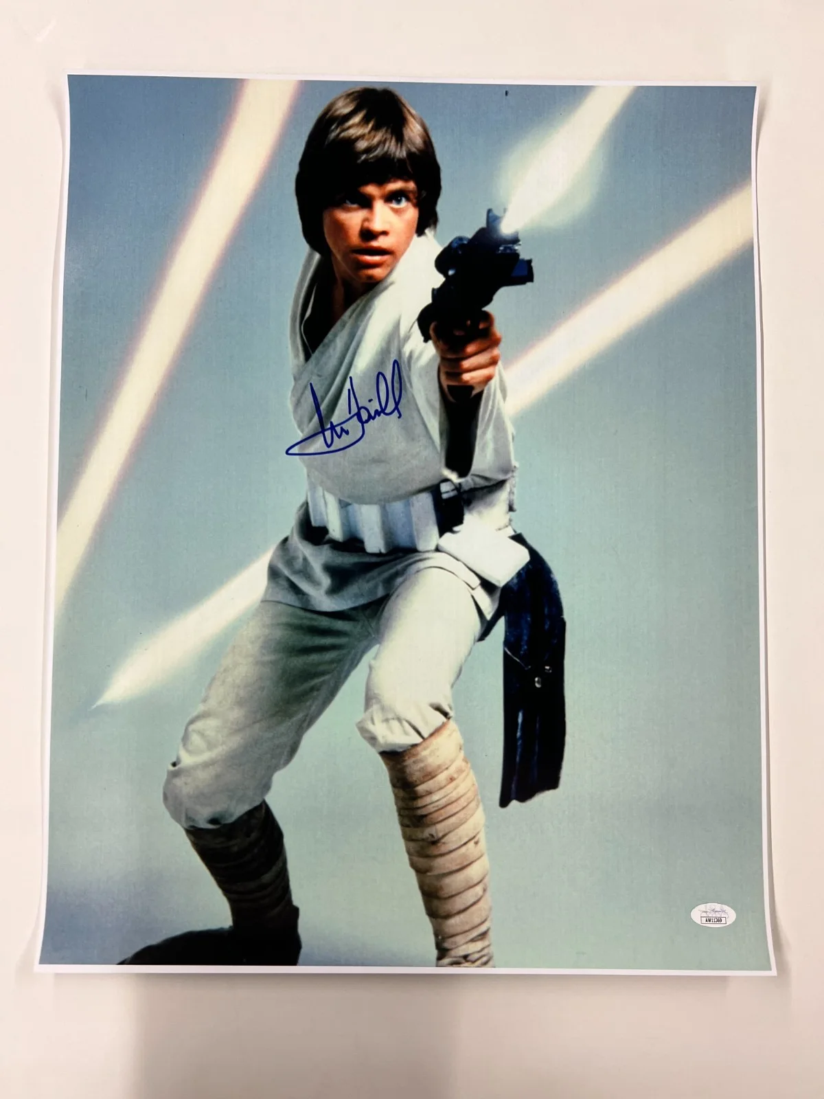 Mark Hamill — Mark Hamill Signed Autographed Poster 16x20 Star Wars JSA COA Luke Skywalker, изображение 2