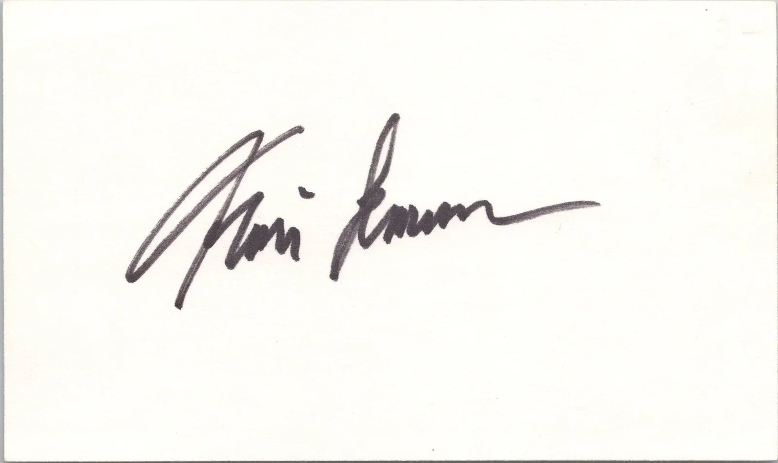 Kasi Lemmons — Kasi Lemmons Signed 3x5 Index Card Silence Of The Lambs, School Daze Autographed