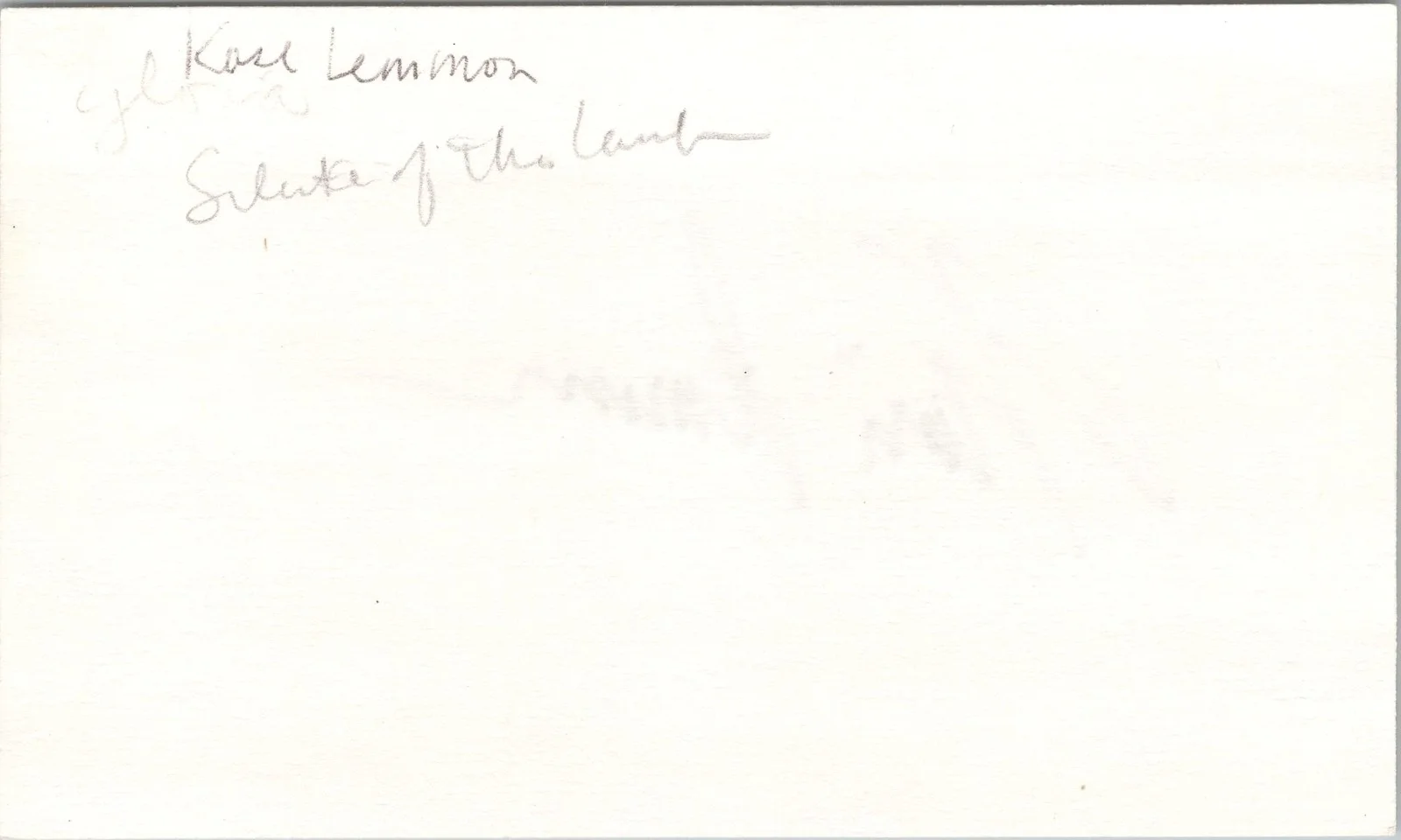 Kasi Lemmons — Kasi Lemmons Signed 3x5 Index Card Silence Of The Lambs, School Daze Autographed, изображение 2