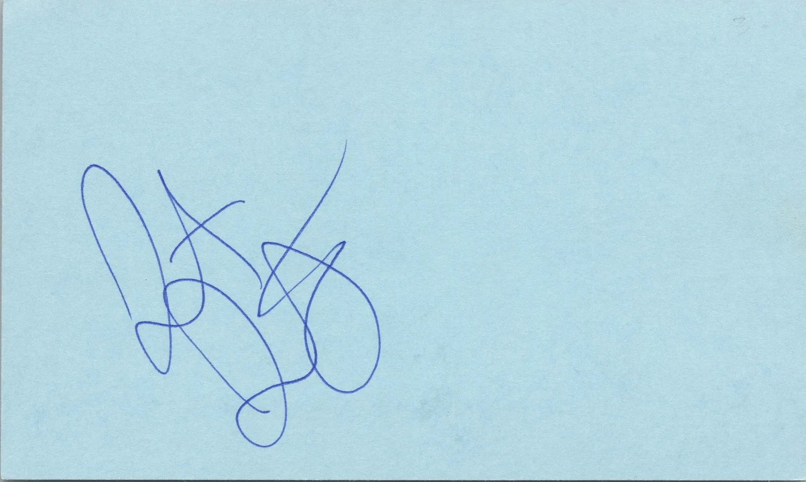 Steve Guttenberg — Steve Guttenberg Signed 3x5 Index Card Police Academy Autographed