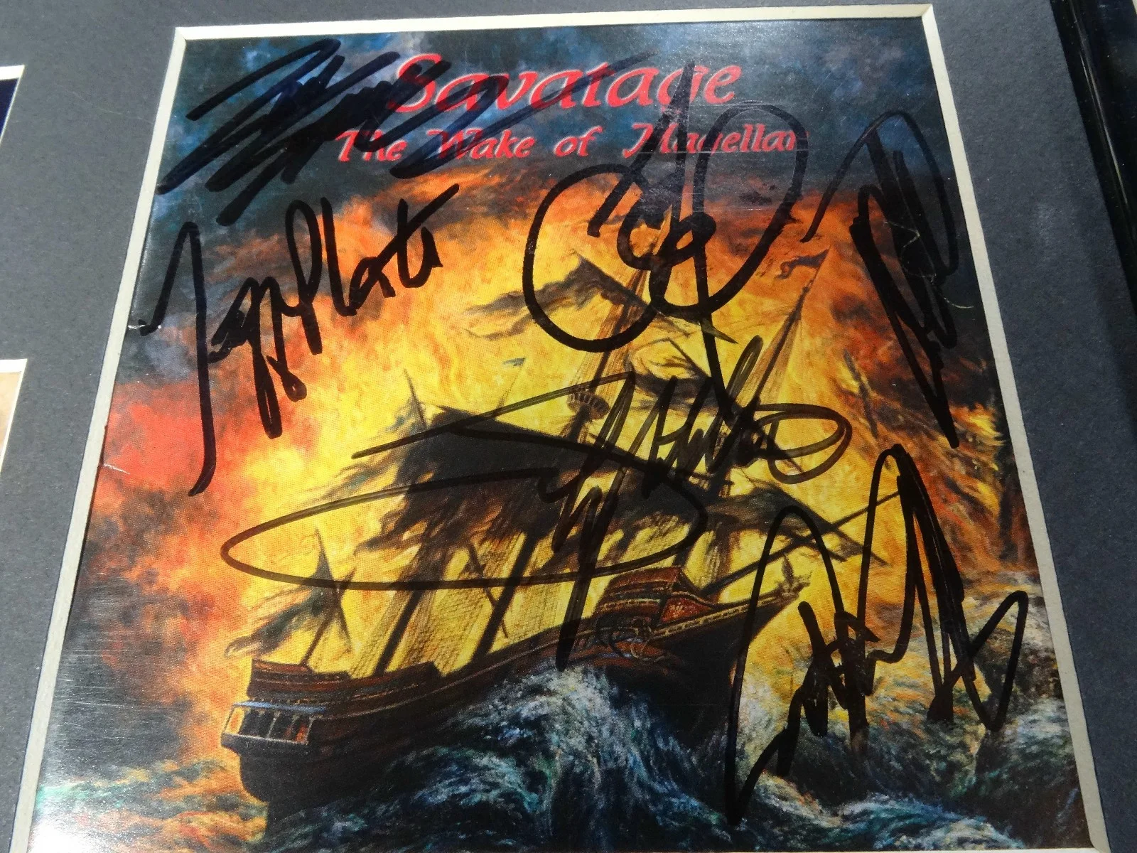 SIGNED SAVATAGE AUTOGRAPHED WAKE MAGELLAN CD CERTIFIED AUTHENTIC JSA # GG17690, image 3
