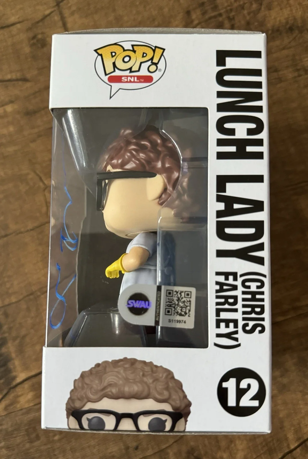 LORNE MICHAELS SIGNED SNL SATURDAY NIGHT LIVE CREATOR FUNKO POP SWAU COA CERT, image 2
