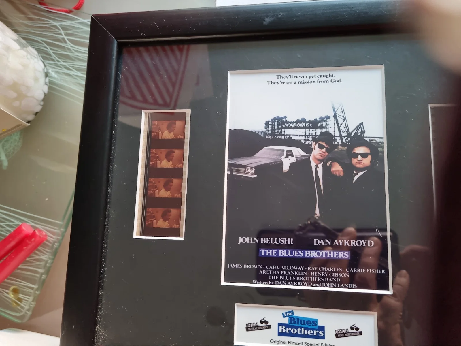 Blues brothers framed picture with film reel, image 2