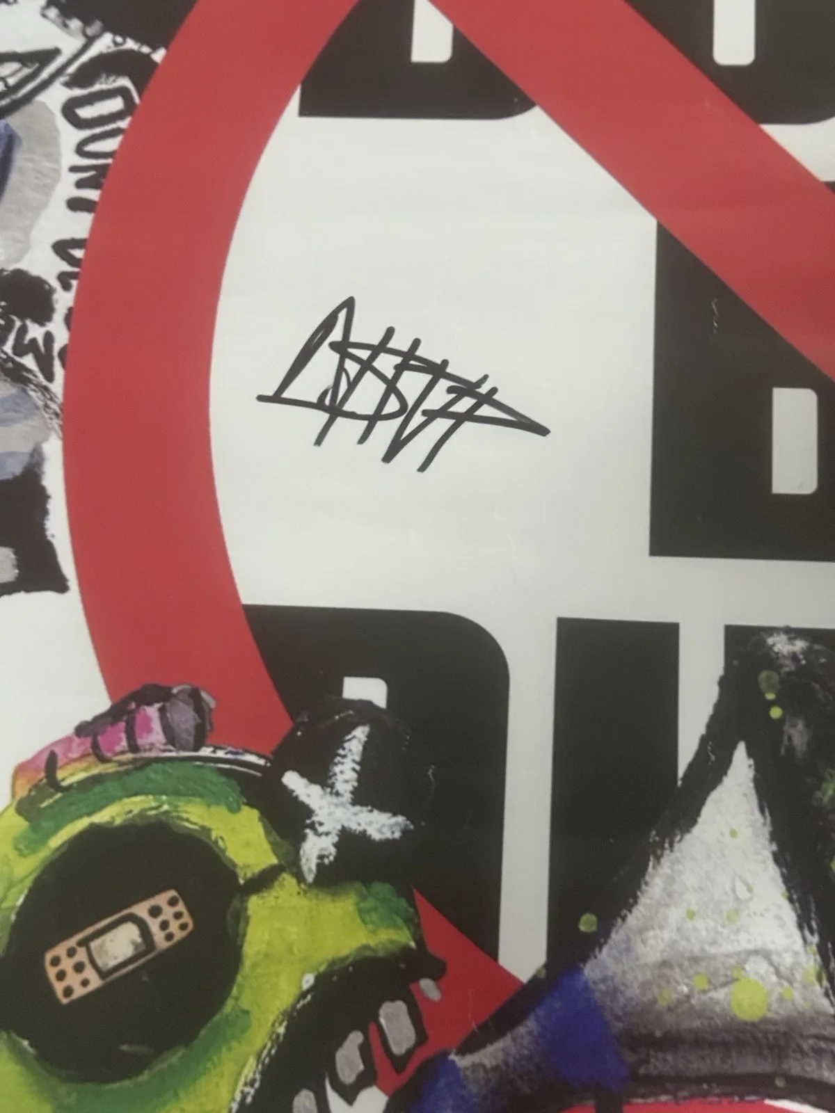 Asap Rocky Signed 24x24 Poster Don’t Be Dumb Pop Up Exclusive NYC 2026 Autograph, изображение 4